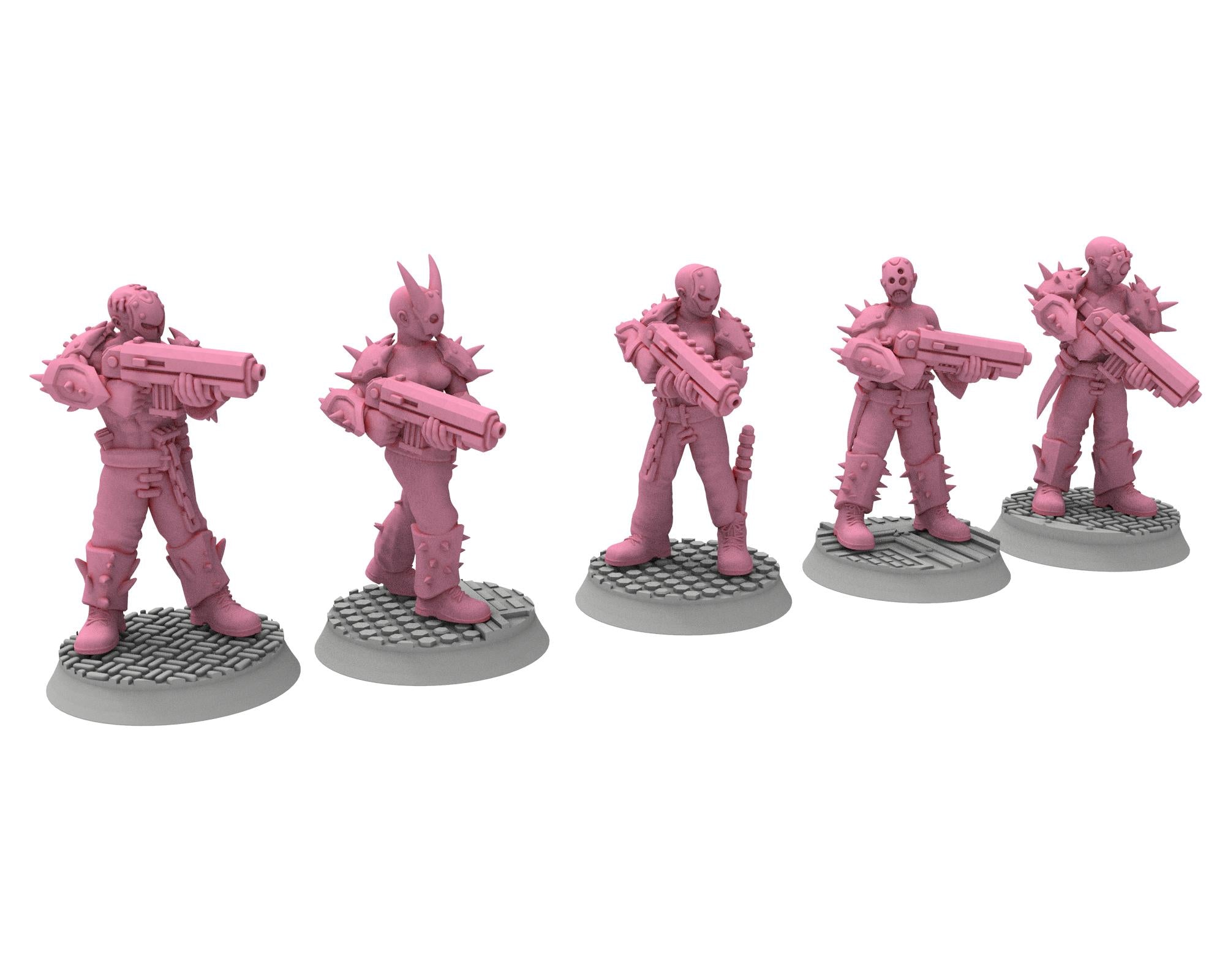Daemons of lust - 32mm Sadistic Cultists of Chaos god - Melee infantry - OPR Tabletop wargame Resin 3D printed proxy, Edge Miniatures