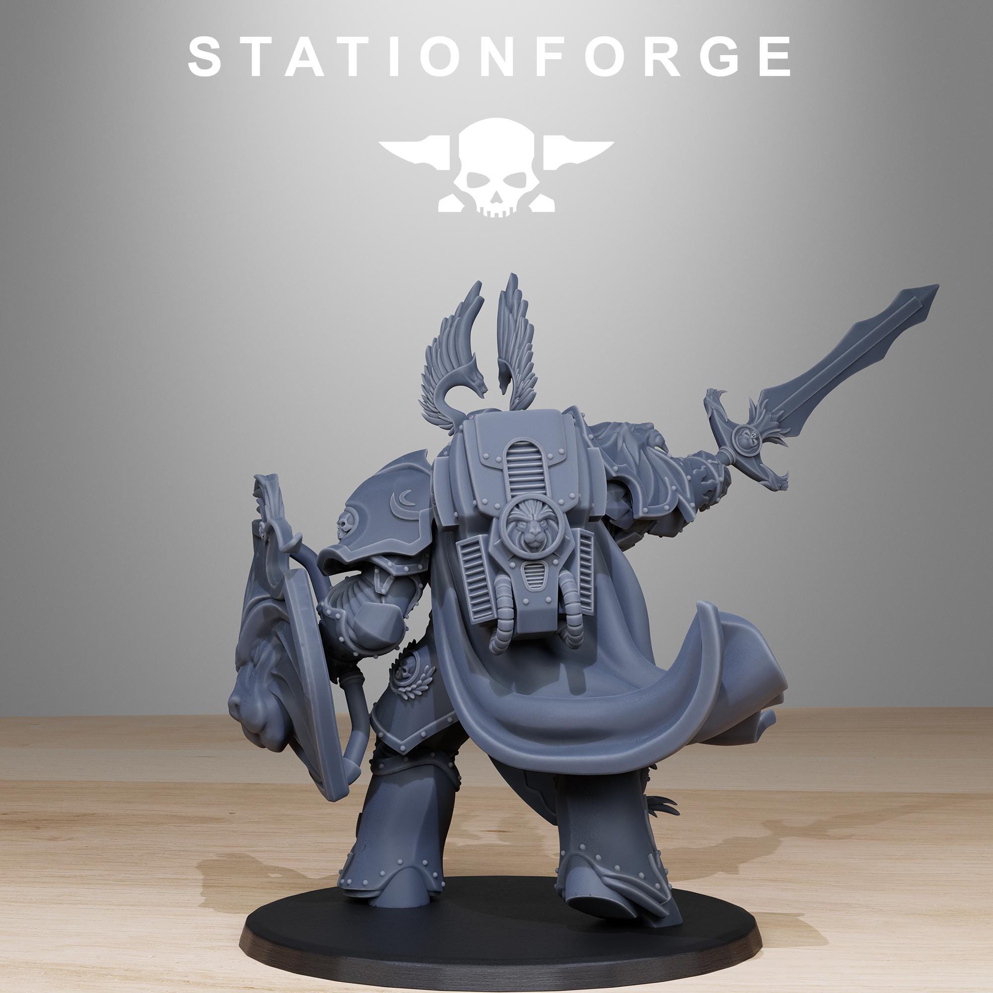 Socratis - Archon Sir Thalion V2, mechanized infantry, post apocalyptic empire, usable for tabletop wargame.