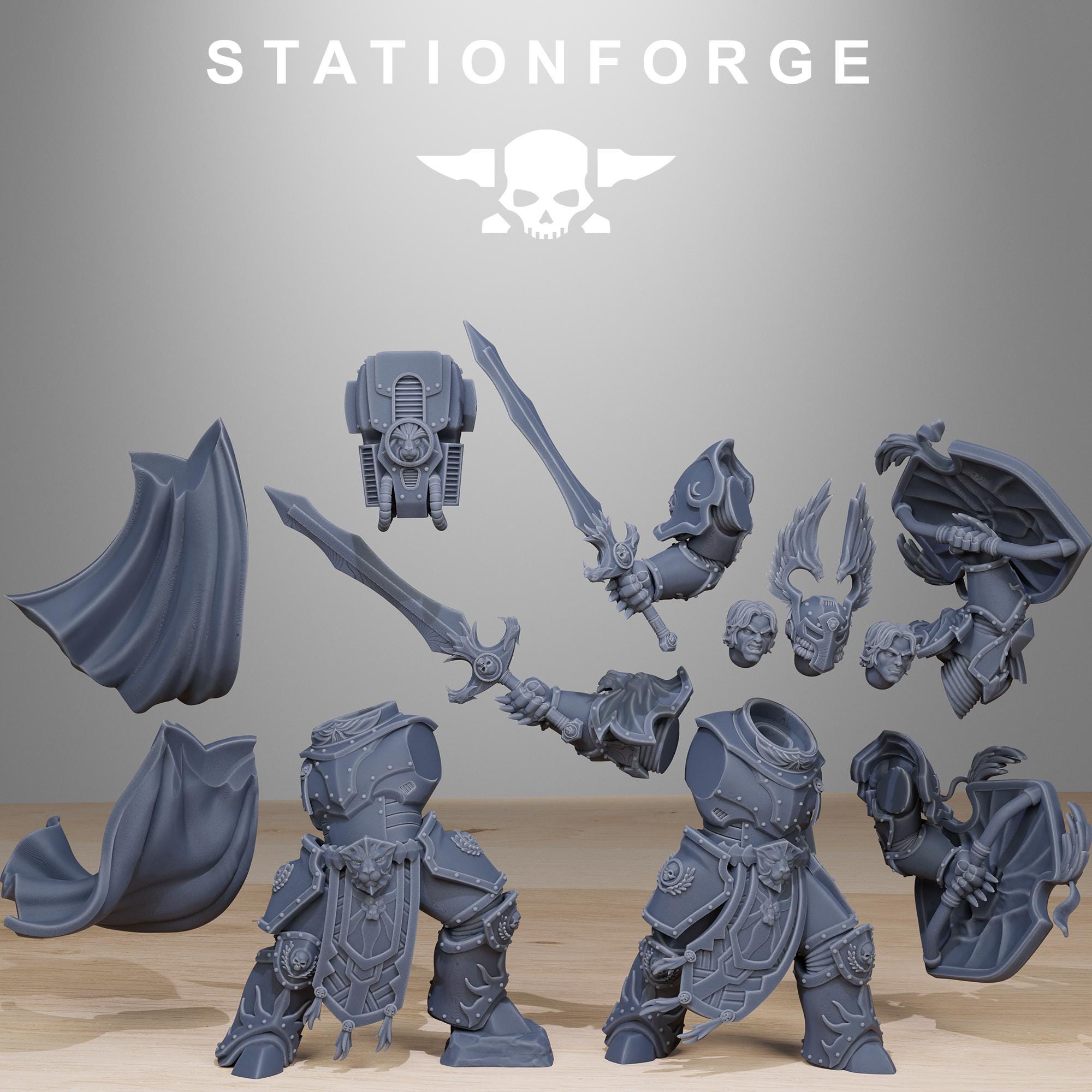 Socratis - Archon Sir Thalion V2, mechanized infantry, post apocalyptic empire, usable for tabletop wargame.