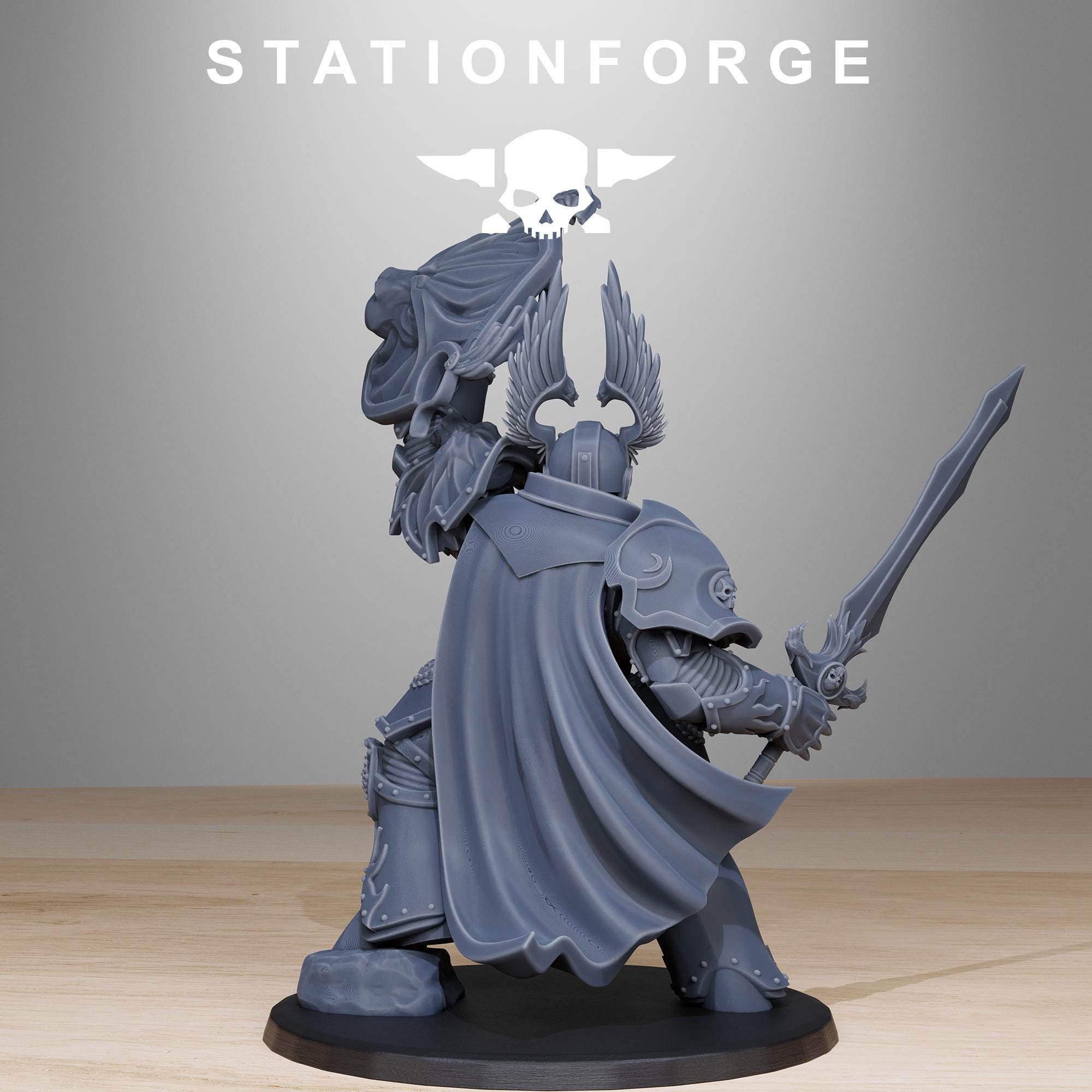 Socratis - Archon Sir Thalion, mechanized infantry, post apocalyptic empire, usable for tabletop wargame.