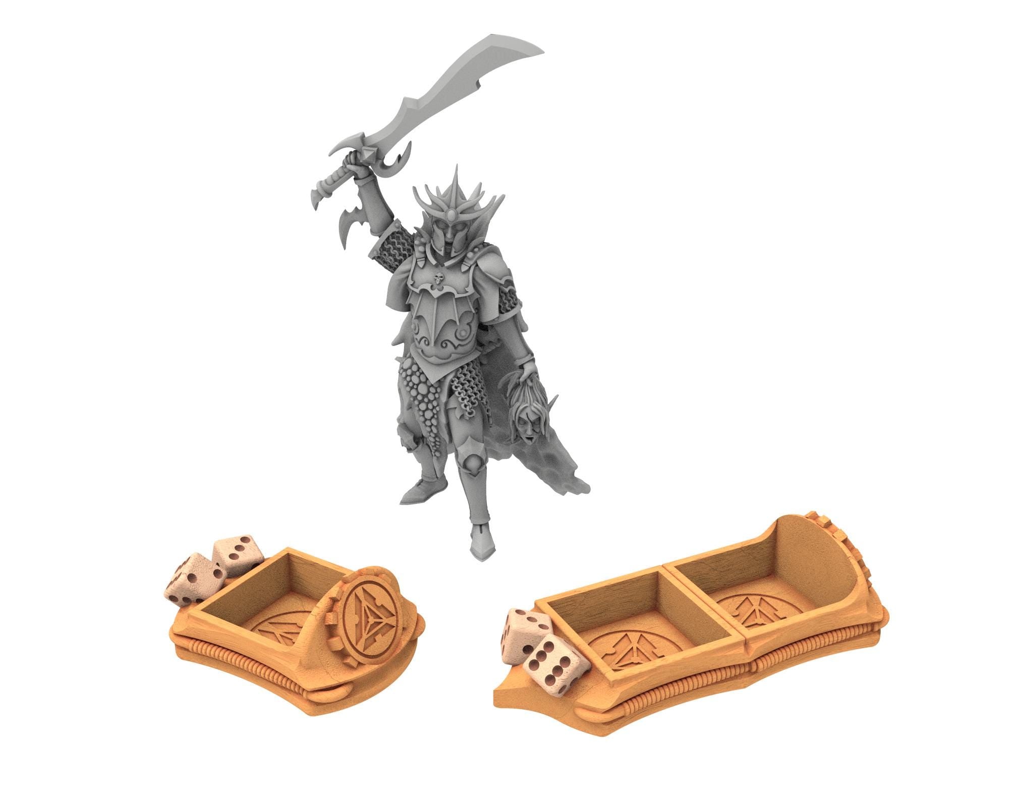 Tournement Wargaming Partnership - x50 Set Of Goodies Fantasy - x1 Miniature x2 Wound Trackers : Futuristic, Middle rings, Historical...