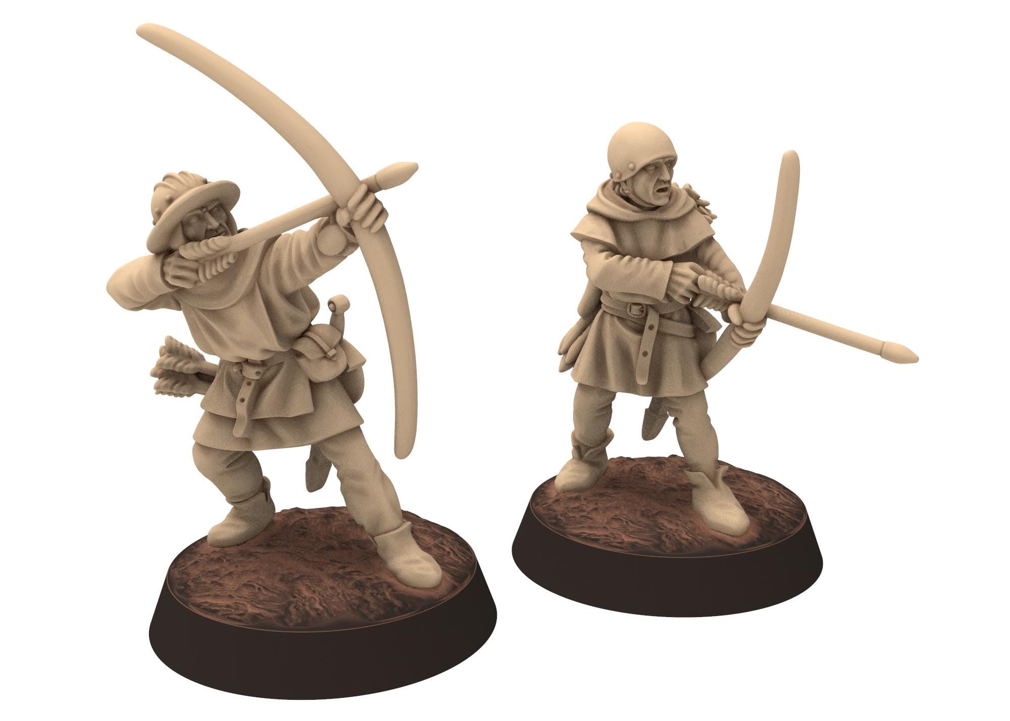 Medieval - England - Early 14th Century English Men At Arms Billmen, 100 Years War, 28mm Historical Wargame, Saga... Medbury miniatures