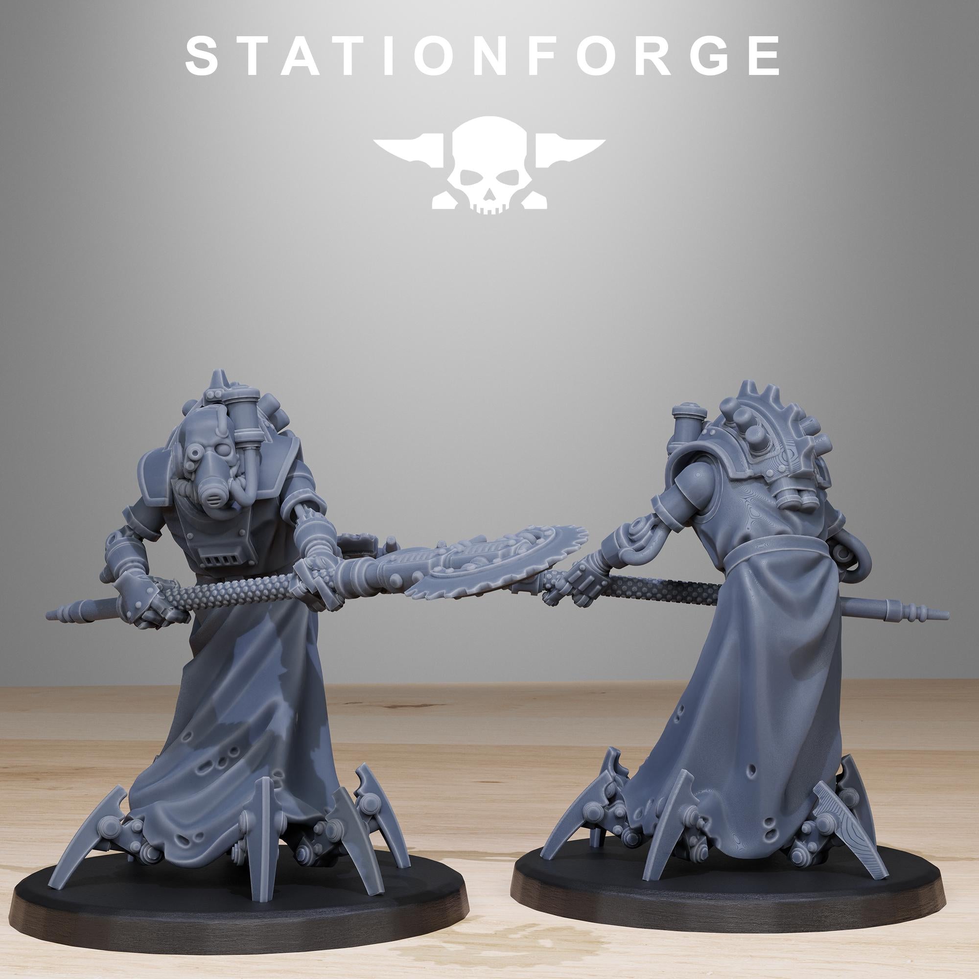 Scavenger - Elders x10, infanterie mécanisée, empire post apocalyptique, utilisable pour tabletop wargame.