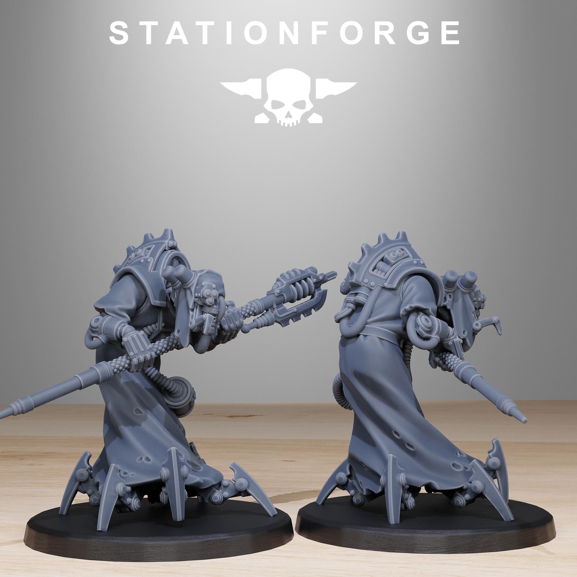 Scavenger - Elders x10, infanterie mécanisée, empire post apocalyptique, utilisable pour tabletop wargame.