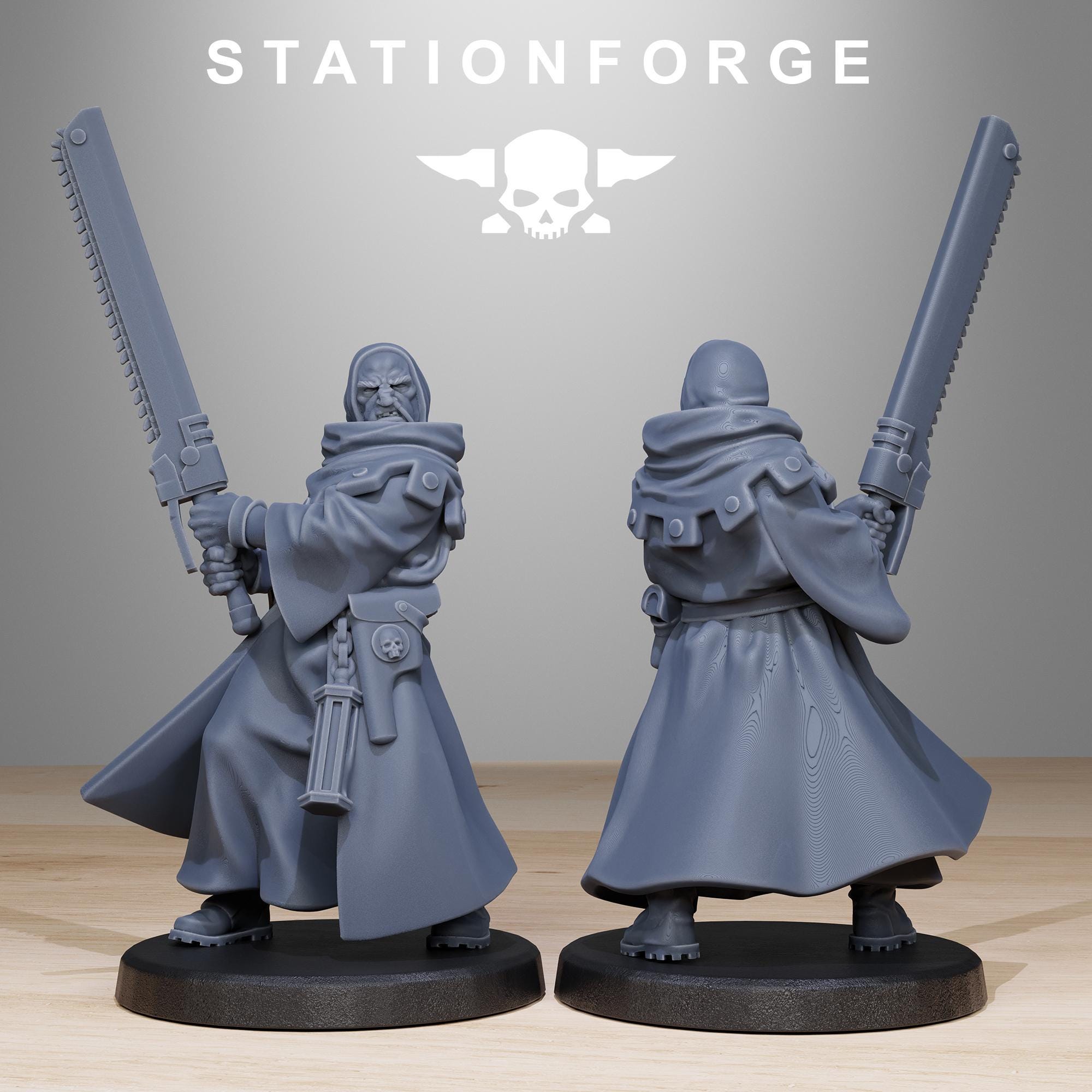 National Guard, GrimCorps Mercenaries, assassin, mechanized infantry, post apocalyptic empire, usable for tabletop wargame.