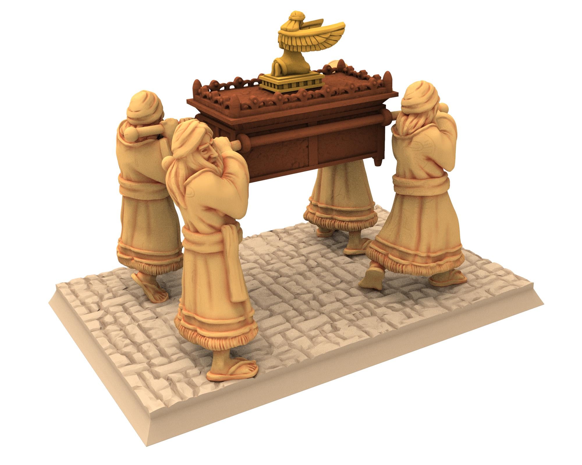 Biblical times - Ancient Hebrews - Trumpeters - 28mm/15mm - Historical Wargame, Hail Caesar, DBA, DBM, Saga... RedCopper