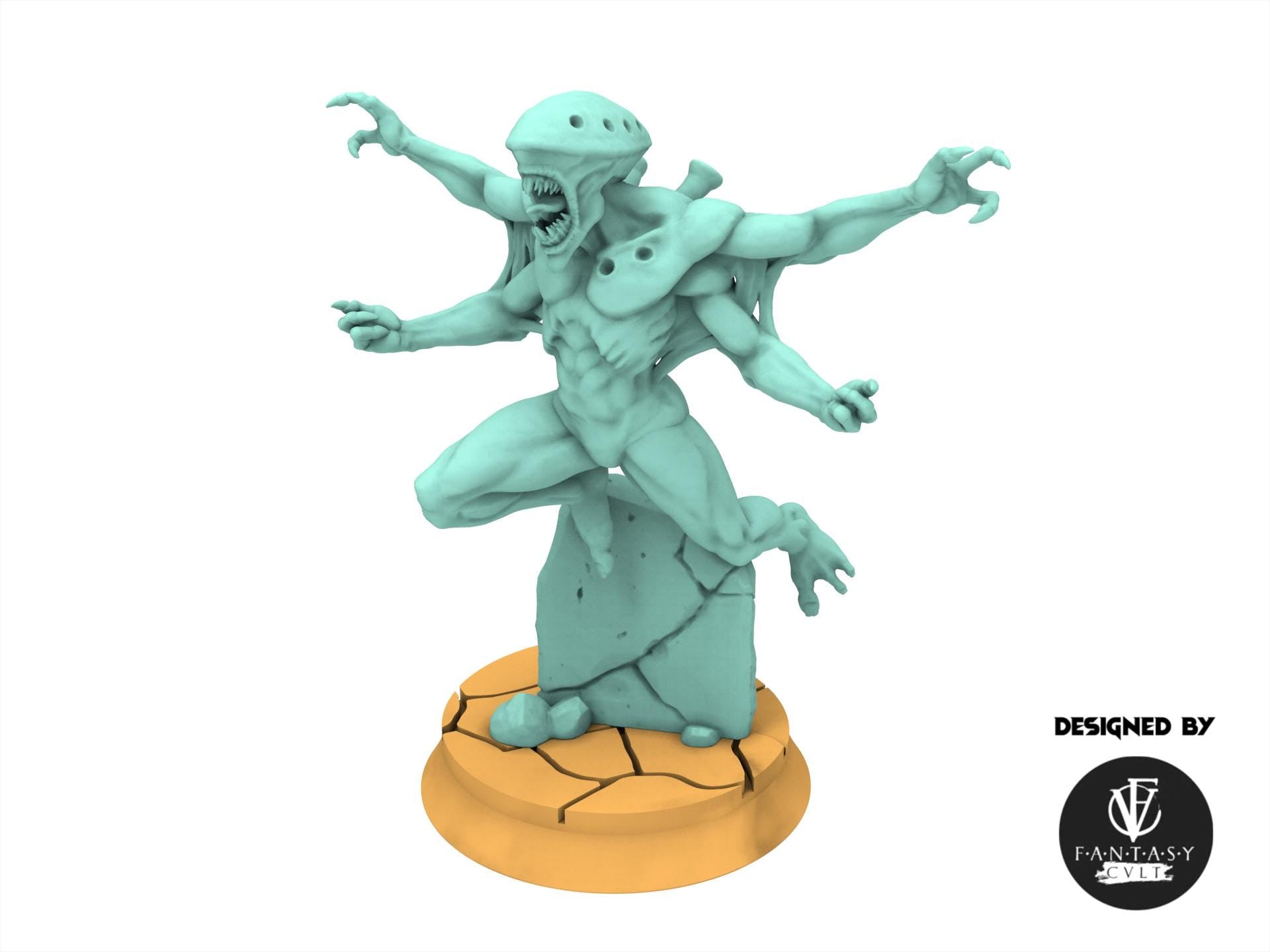Dark City - The Council of the Dark Hierarch, Leader of The Obsessed Tortured warriors, Sadistic soldiers Dark eldar drow