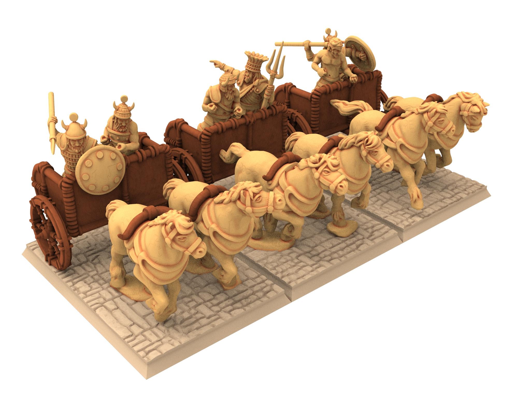Biblical times - Sea people - Army Starter Bundle - 28mm/15mm - Historical Wargame, Hail Caesar, DBA, DBM, Saga... RedCopper