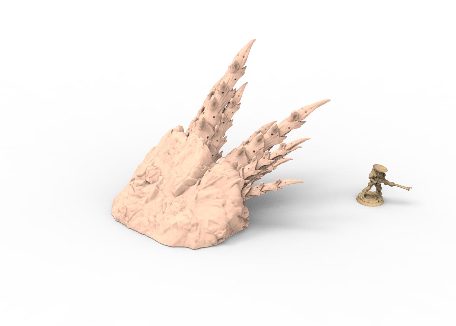 Fukai 71-80 Forest usable for tyranids, warmachine, infinity, scifi wargame...