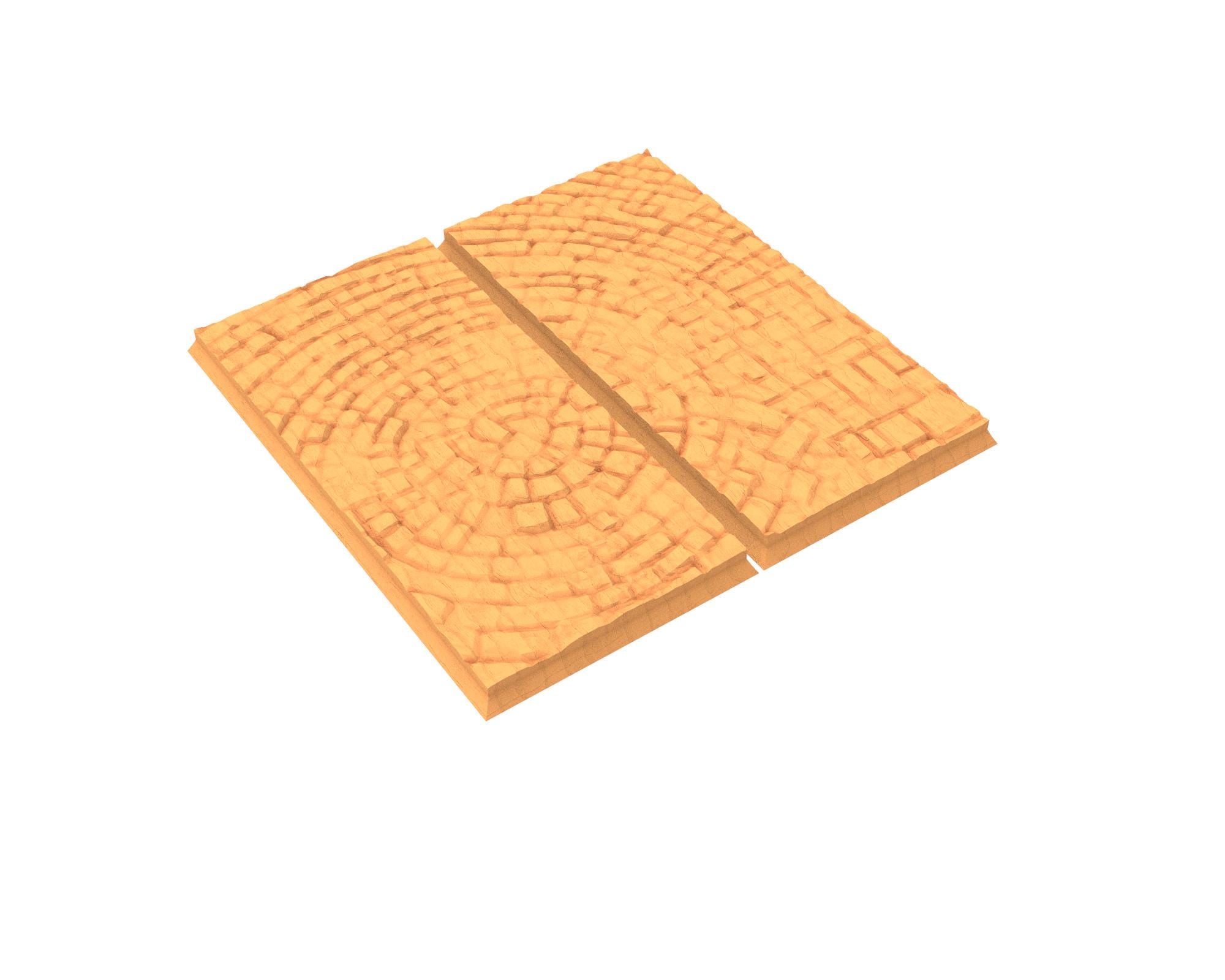 Tenkyo - Textured Rectangular Bases, lot of 50x25mm to 150x100mm TNKYO set 1 usable for Oldhammer, 9th age, King of war, Donjon et dragon...