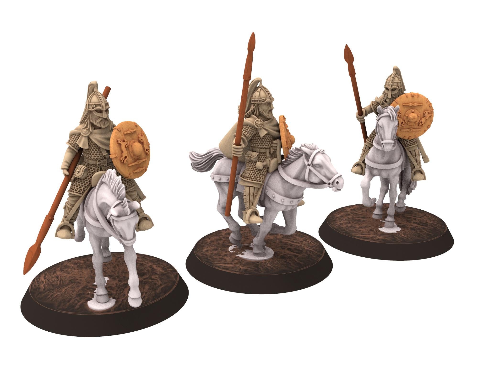 Vendel Era - Thanes Leader V1, Germanic Jutish Tribe Warband, 6-8th century, miniatures 28mm wargame Historical... Medbury miniature
