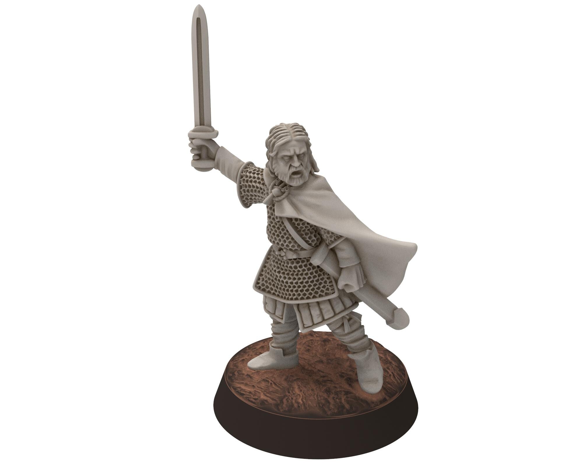 Rohan - Royal Bodyguards Swormen Mounted, Knight of Rohan, the Horse-lords of the mark, minis for wargame D&D, Lotr... Medbury miniatures