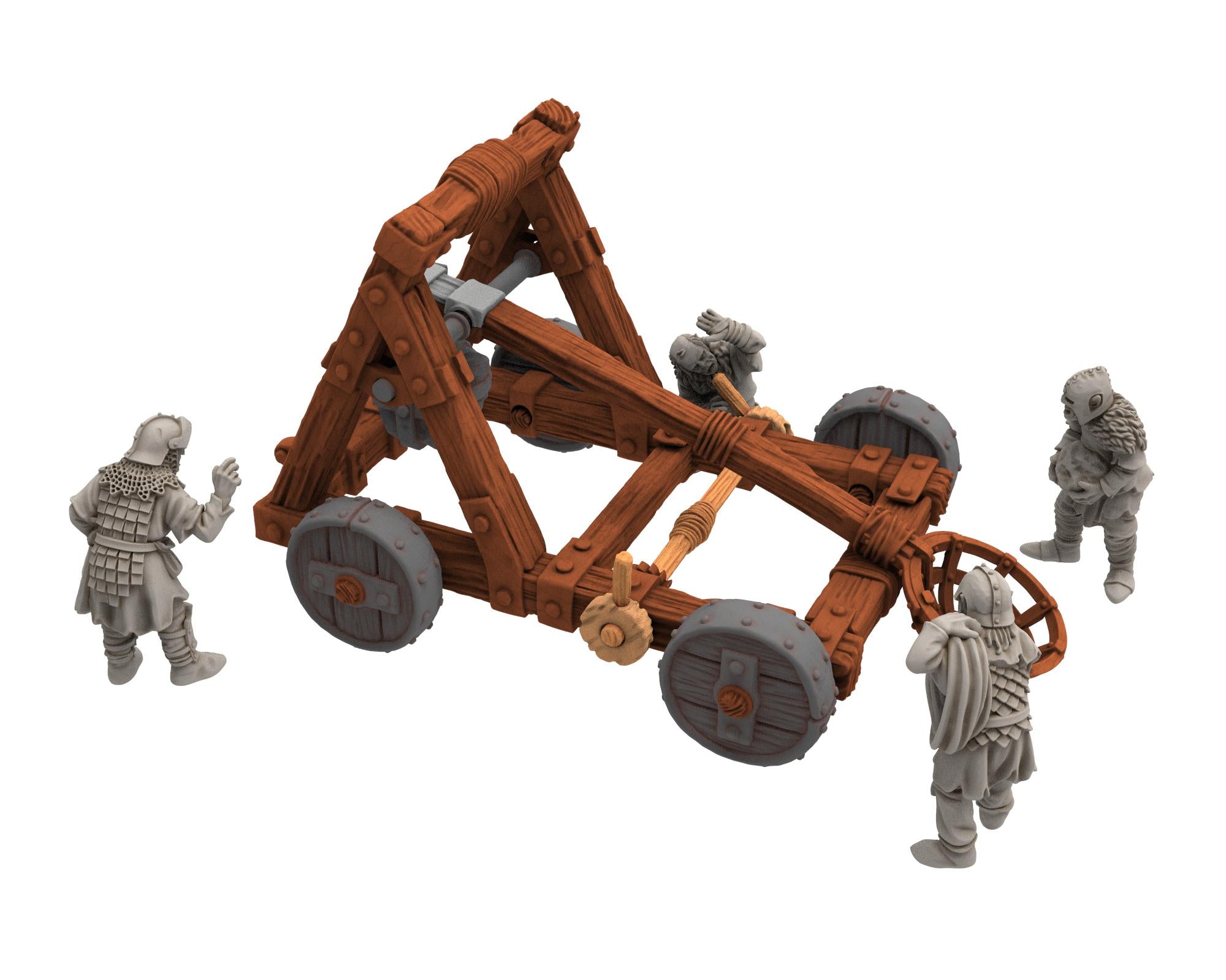 Orcs horde - Orc Siege Crew, Assault warriors warband, Middle rings miniatures for wargame D&D, Lotr... Medbury miniatures