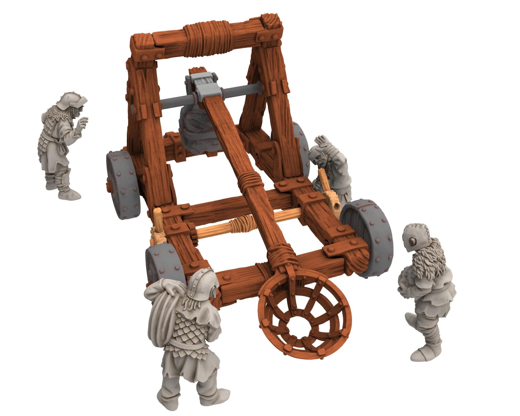 Orcs horde - Orc Siege Crew, Assault warriors warband, Middle rings miniatures for wargame D&D, Lotr... Medbury miniatures
