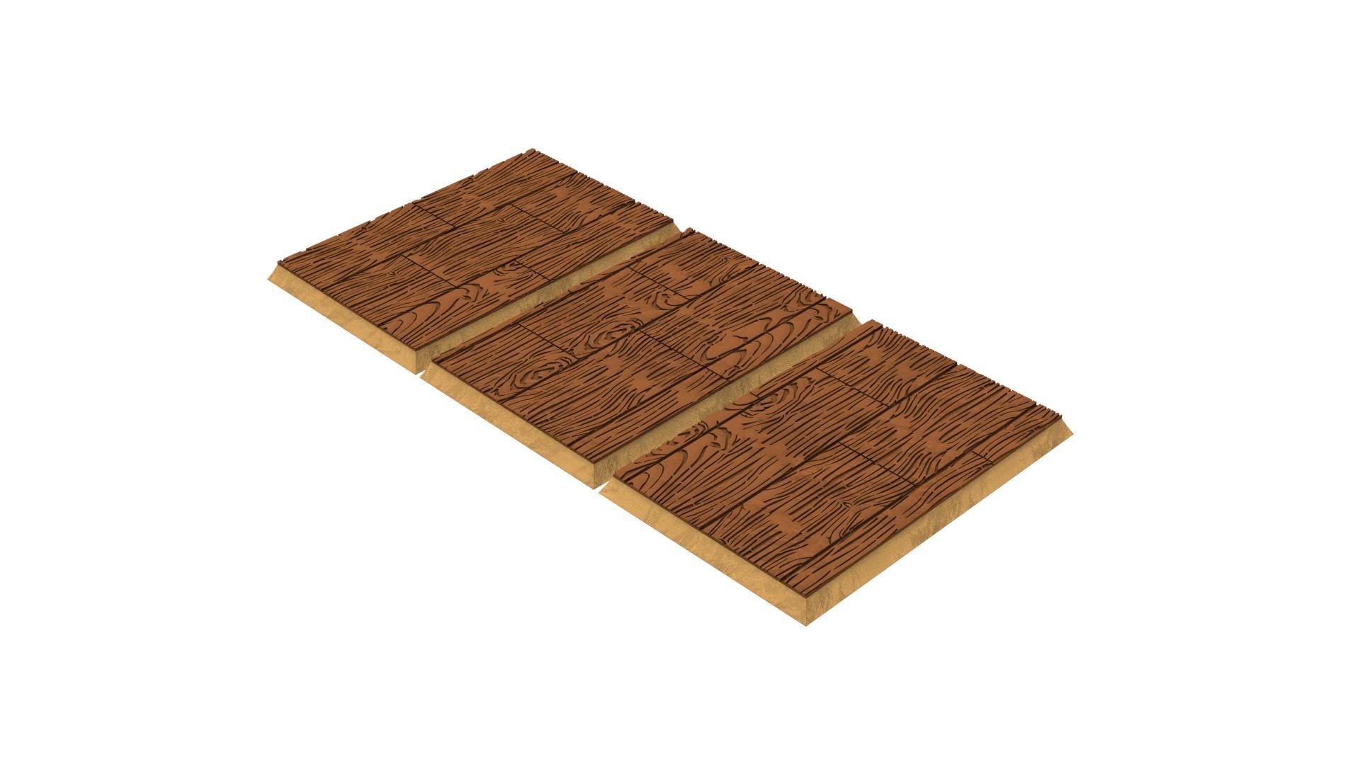 Civil - Textured Rectangular Bases, lot of 50x25mm to 150x100mm wooden ship usable for Oldhammer, 9th age, King of war, Donjon et dragon...