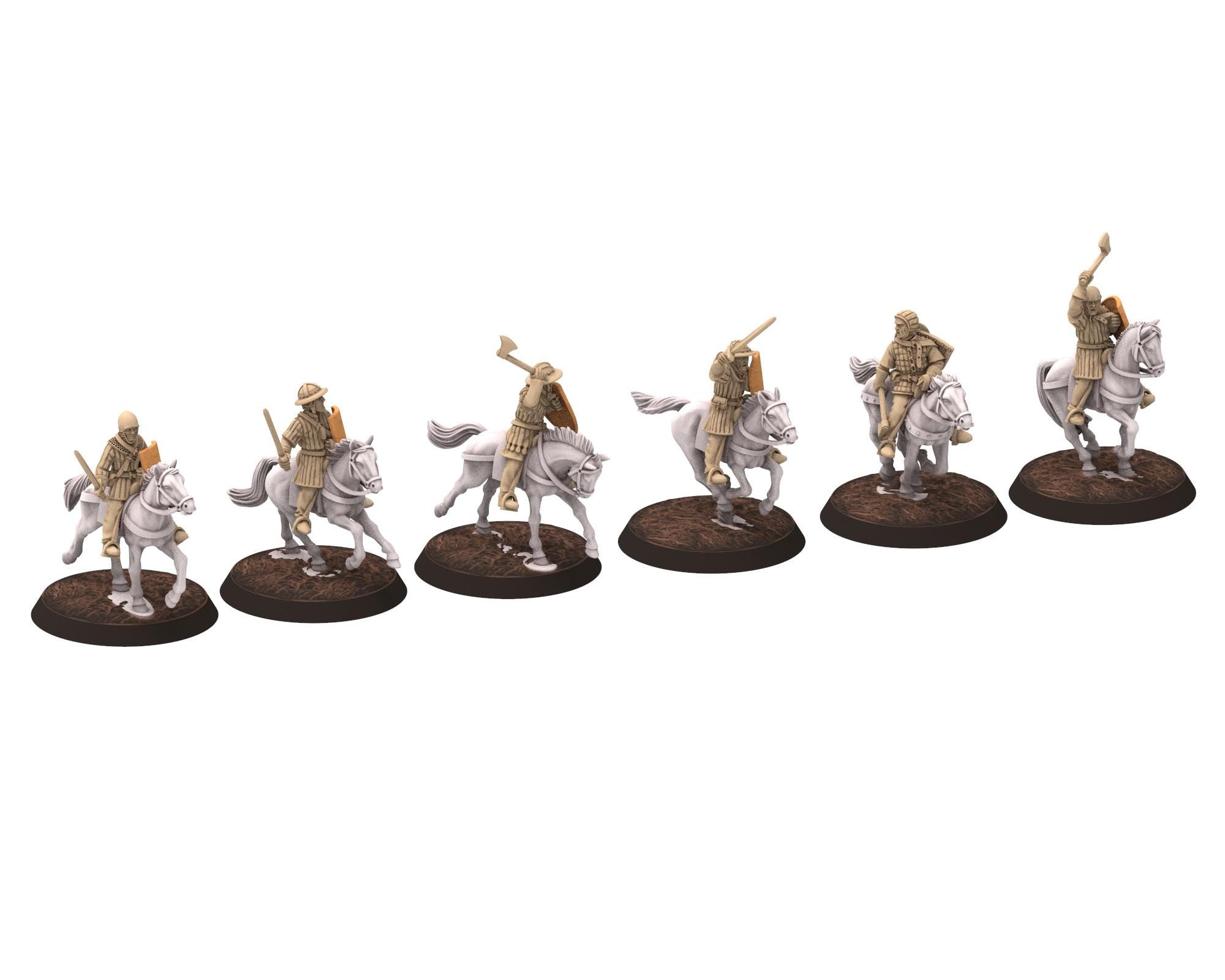 Medieval - Scotland - Hobilars – The Swift Cavalry with spears, 14th century Medieval, 28mm Historical Wargame, Saga... Medbury miniatures