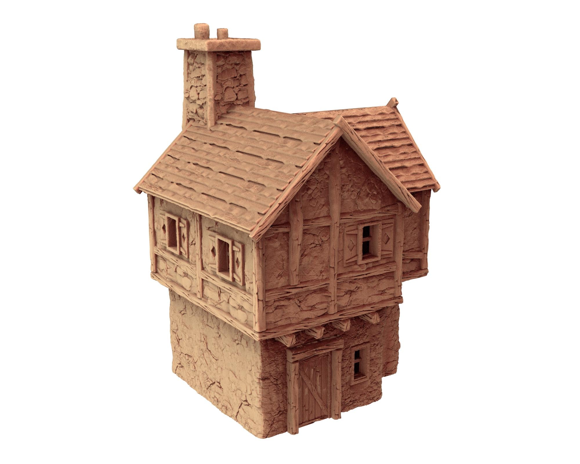 The Village of the Knights - House A5 - PLA for Oldworld, Dungeon & Dragons, Frostgrave, Age of fantasy battle skirmish wargame