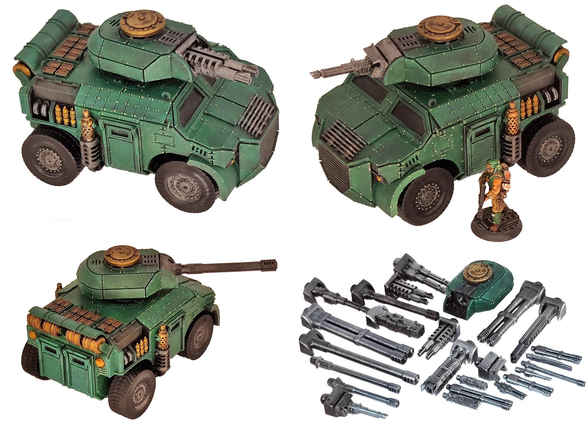 Military - Bufalo Versatile FIV - A Relic of Damocles' Conquest, imperial, post-apocalyptic empire, usable for tabletop wargame