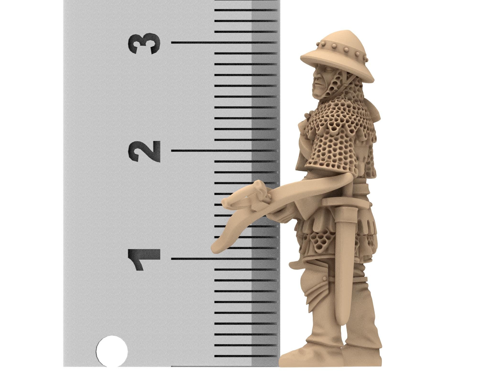 Medieval - France - Geoffroi de Charny, Knight of the 14th century Medieval, 28mm Historical Wargame, Saga... Medbury miniatures
