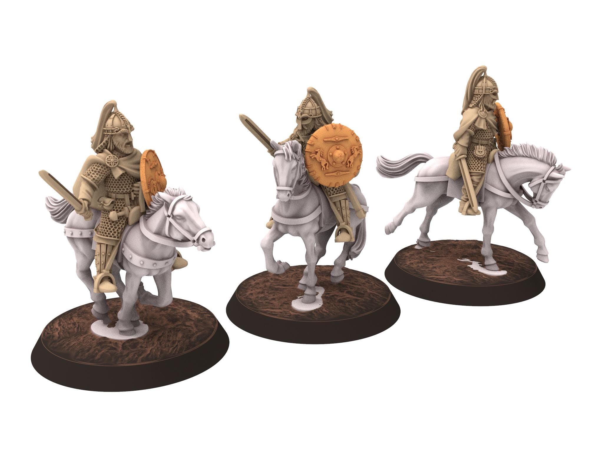 Vendel Era - Thanes Leader V1, Germanic Jutish Tribe Warband, 6-8th century, miniatures 28mm wargame Historical... Medbury miniature