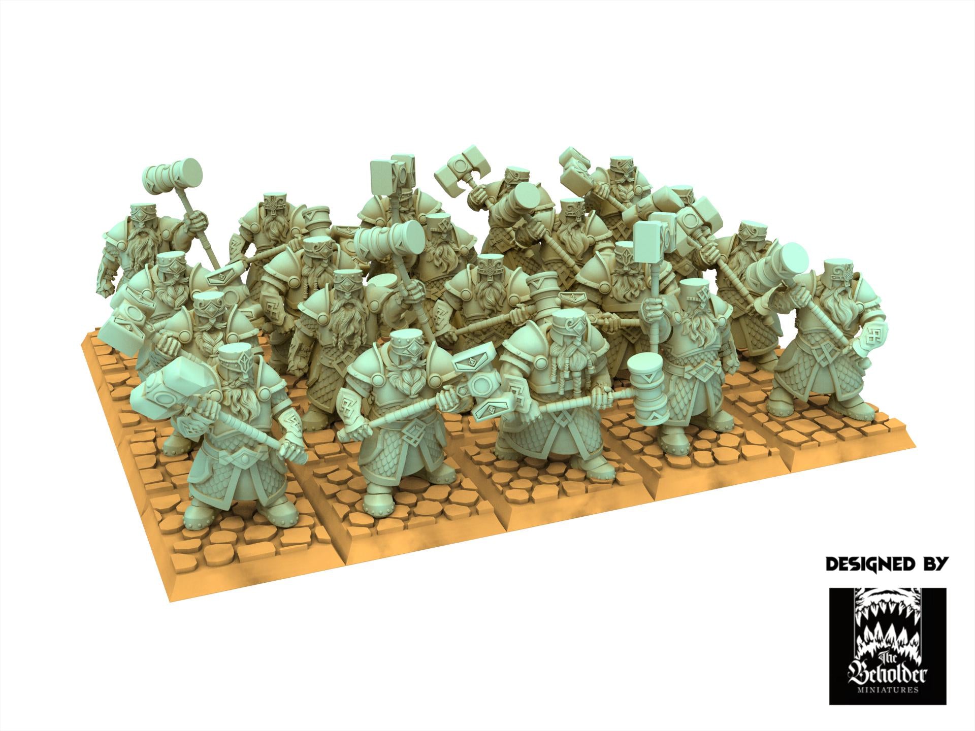 Dwarves - Hammer Brotherhood Warriors, Dwarven Kingdoms, Keeper of the Deep Mountains