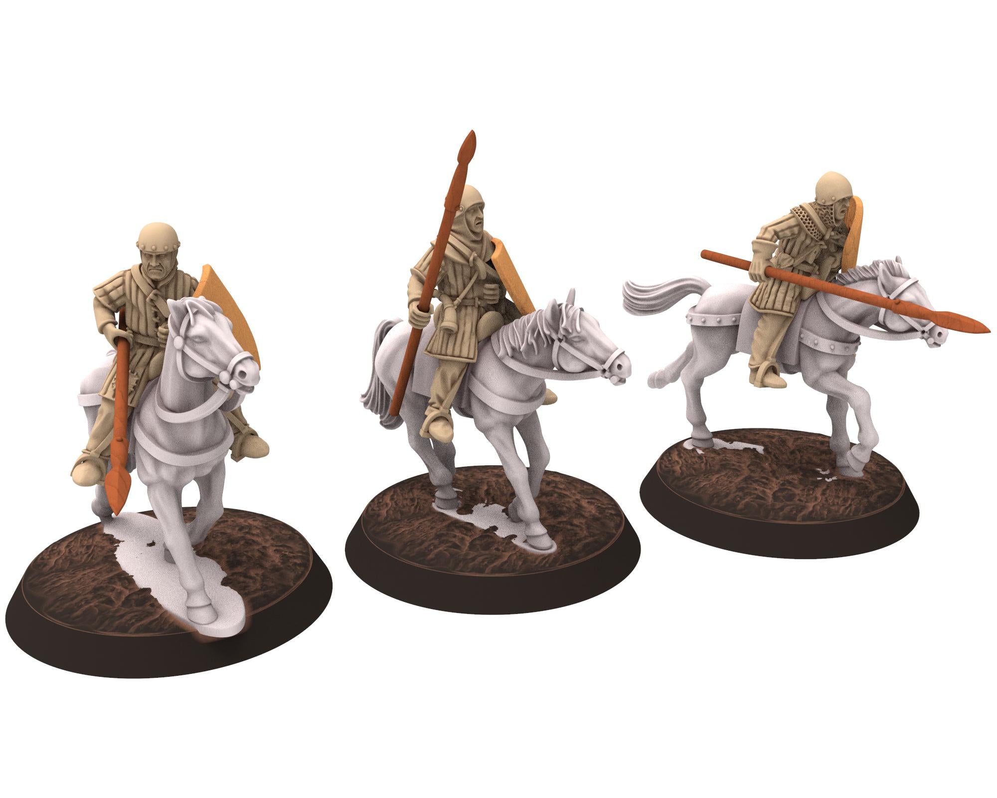 Medieval - Scotland - Hobilars – The Swift Cavalry with spears, 14th century Medieval, 28mm Historical Wargame, Saga... Medbury miniatures