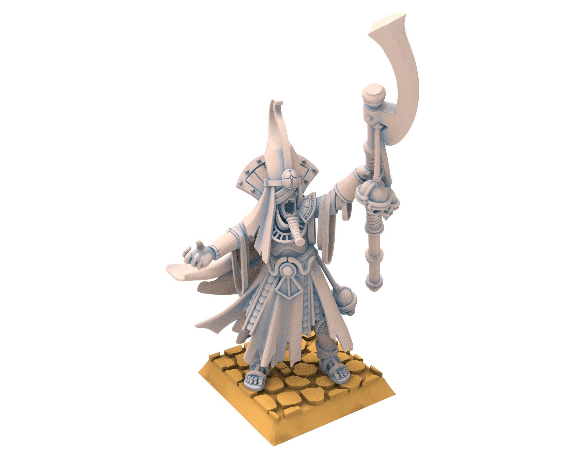 Eternal Dynasties - Pharaoh Funeral Ship, The Ancient Skeletons, Fantasy Battle, Oldhammer, King of war, D&D
