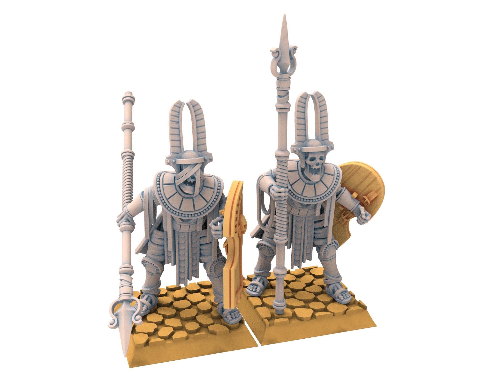 Eternal Dynasties - Priest of Pharaoh Funeral Ship, The Ancient Skeletons, Fantasy Battle, Oldhammer, King of war, D&D