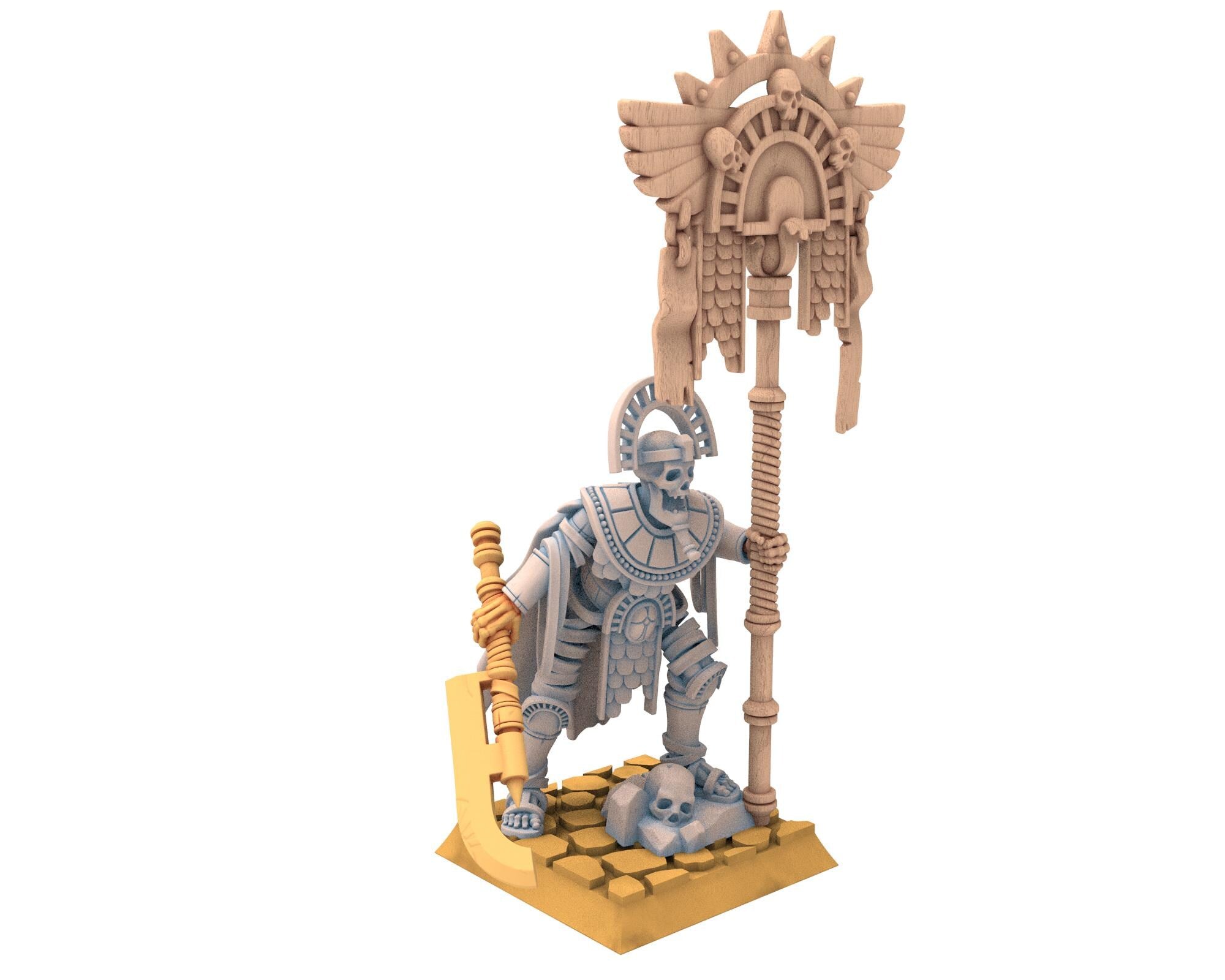 Eternal Dynasties - Eternal Pharaoh Banner, The Ancient Skeletons, Fantasy Battle, Oldhammer, King of war, D&D