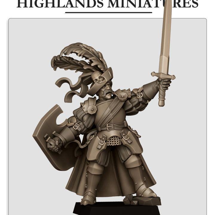 Imperial Fantasy - General on Foot & on Horse