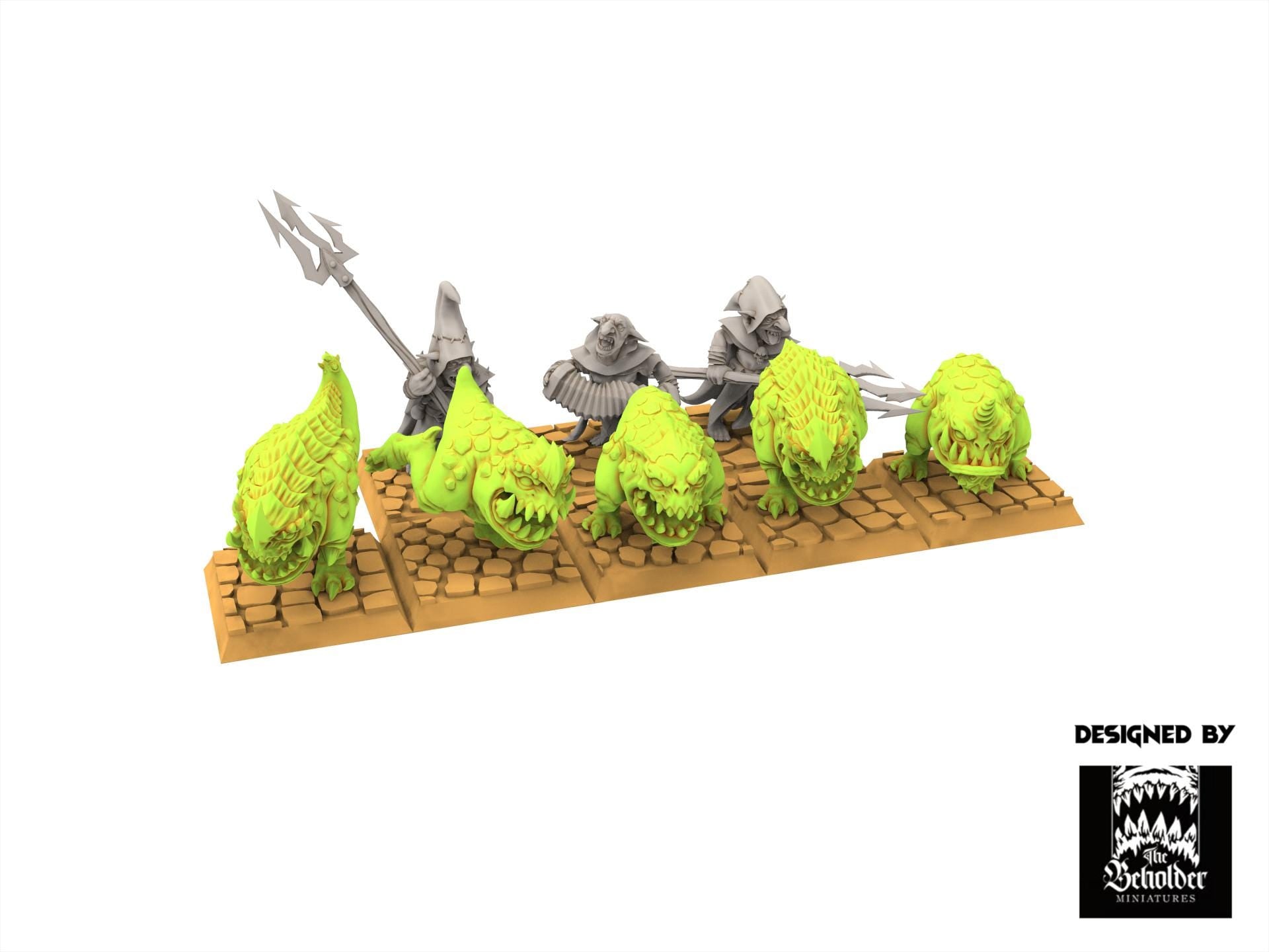 Orc & Goblin - Kavehorrors Whisperers - The Black horde, utilisables pour Oldhammer, king of wars, 9th age