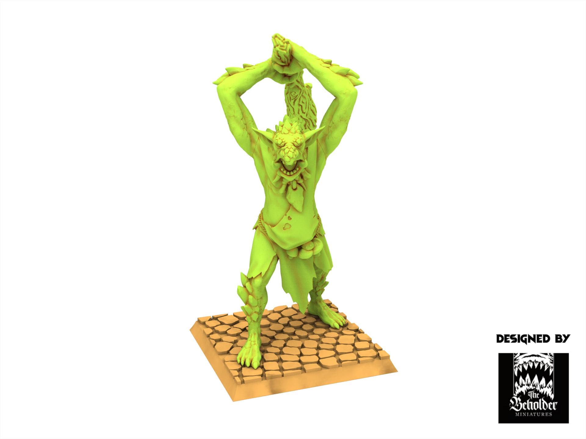 Orc & Goblin - Rock Trolls, The Black Horde, utilisables pour Oldhammer, king of wars, 9th age
