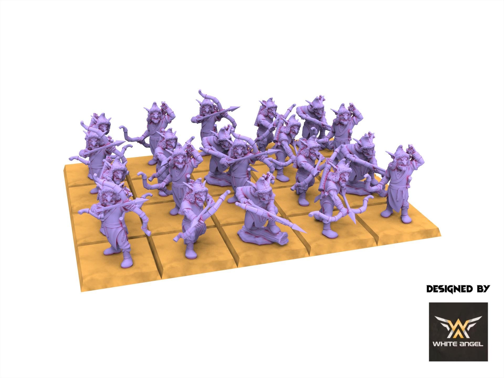 Infernal Dwarves - infernal Goblin Arrow - usable for Oldhammer, Fantasy battles, 9th age