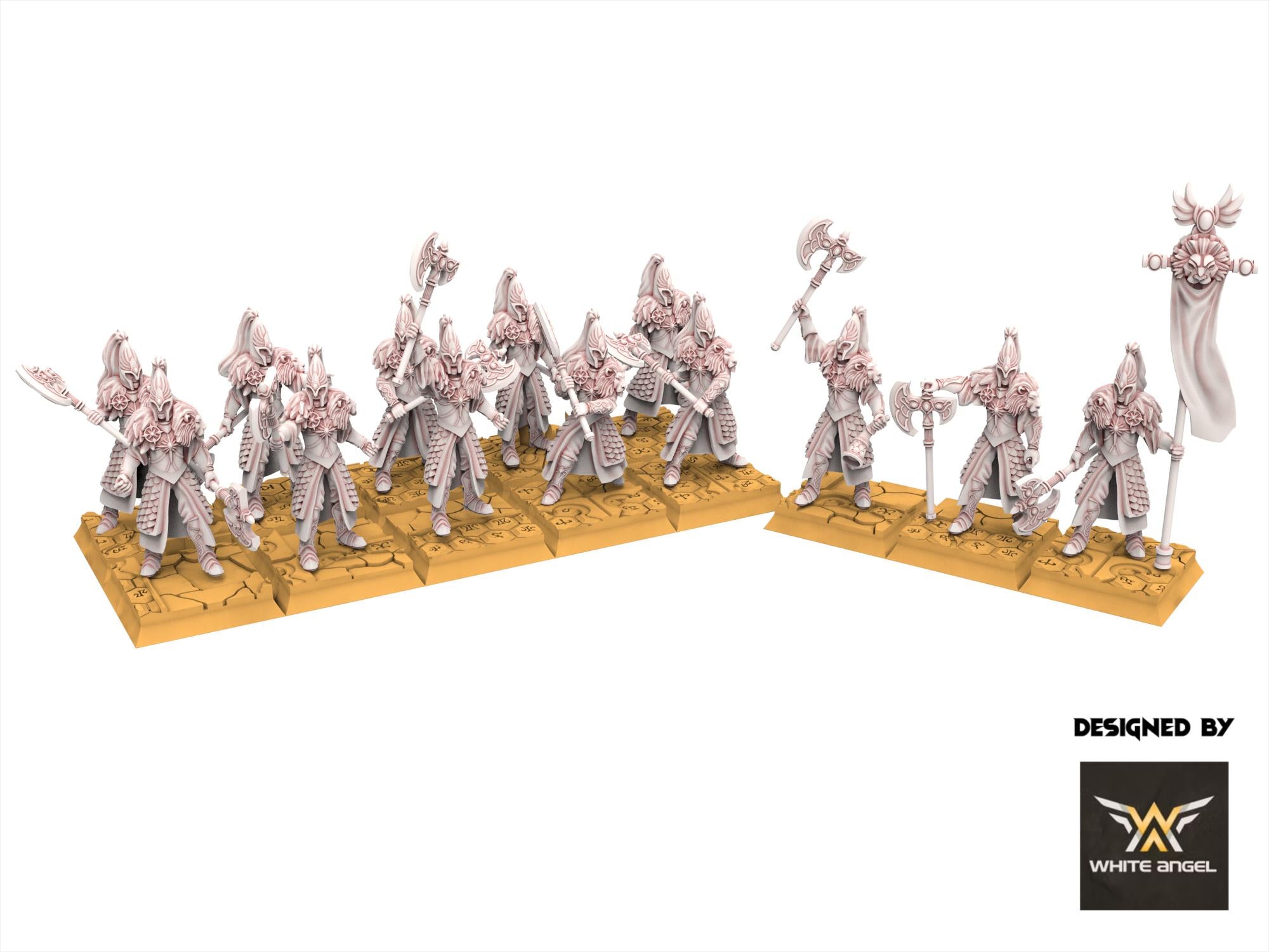 Hight Elves - Imperial lion Warriors, usable for 9th Age, Fantasy Battle, Oldhammer, King of war