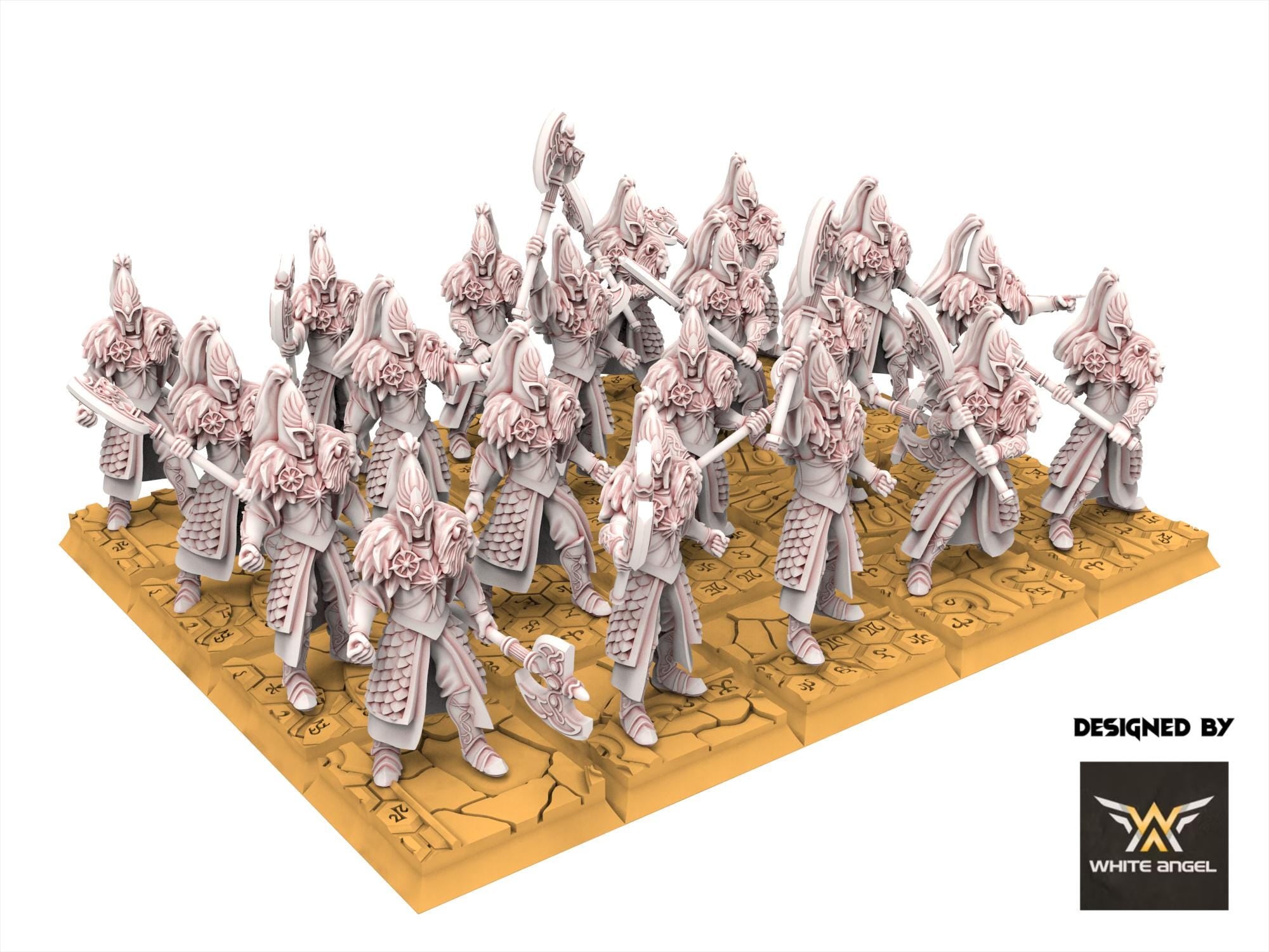 Hight Elves - Imperial lion Warriors, usable for 9th Age, Fantasy Battle, Oldhammer, King of war