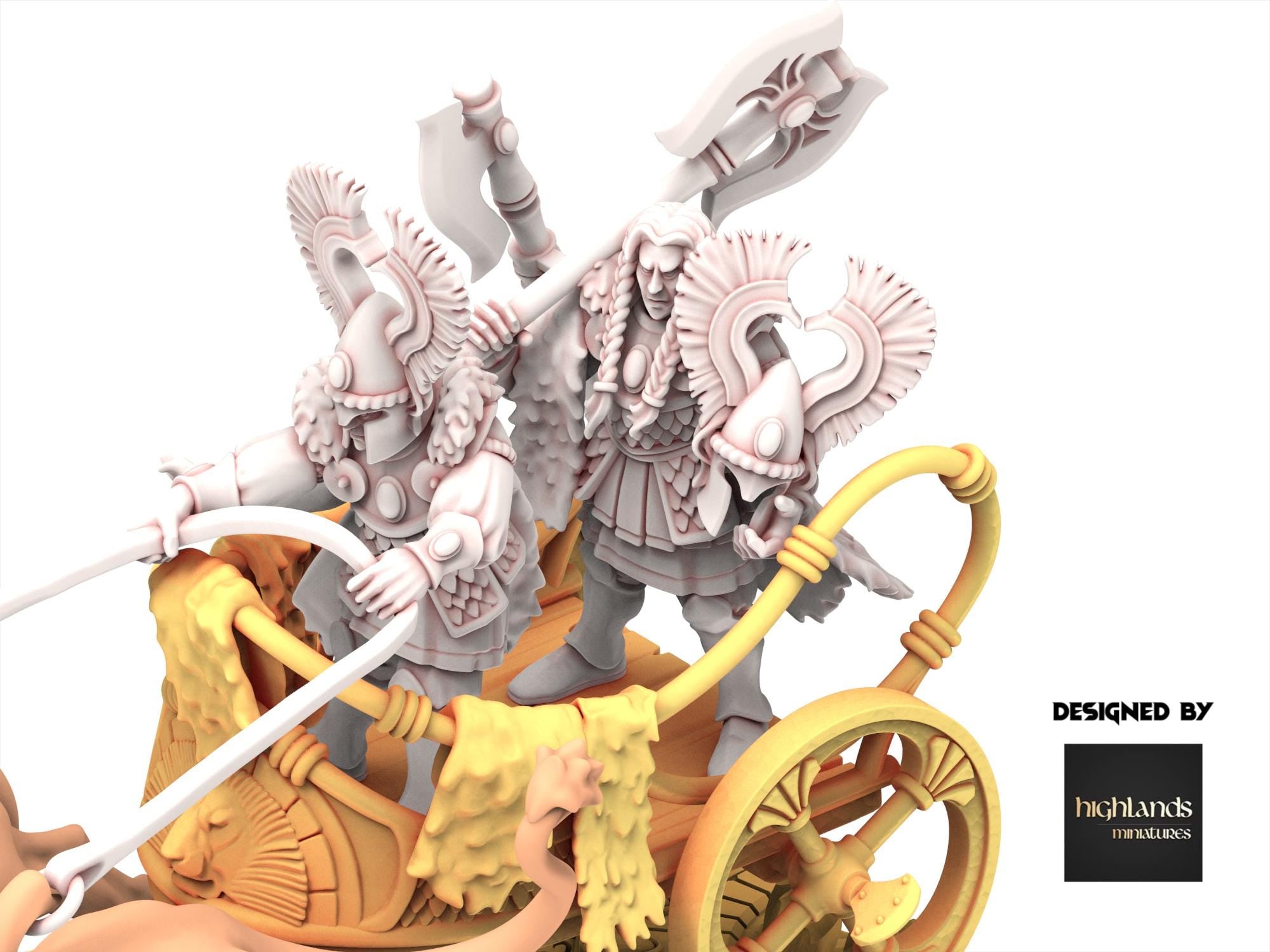 Hight Elves - Aegean Lions Chariot