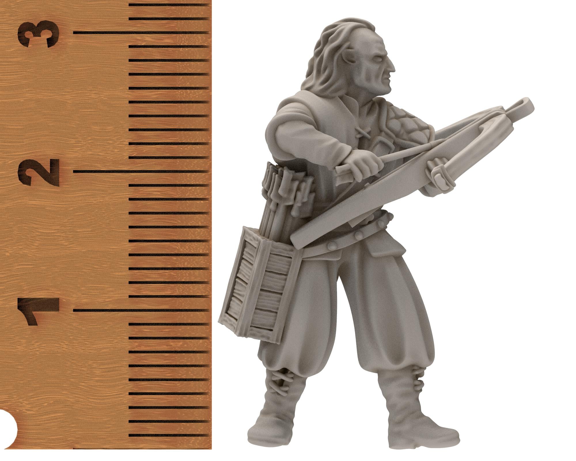 Corsairs - Pirates Archers - Draxis - Medbury miniatures