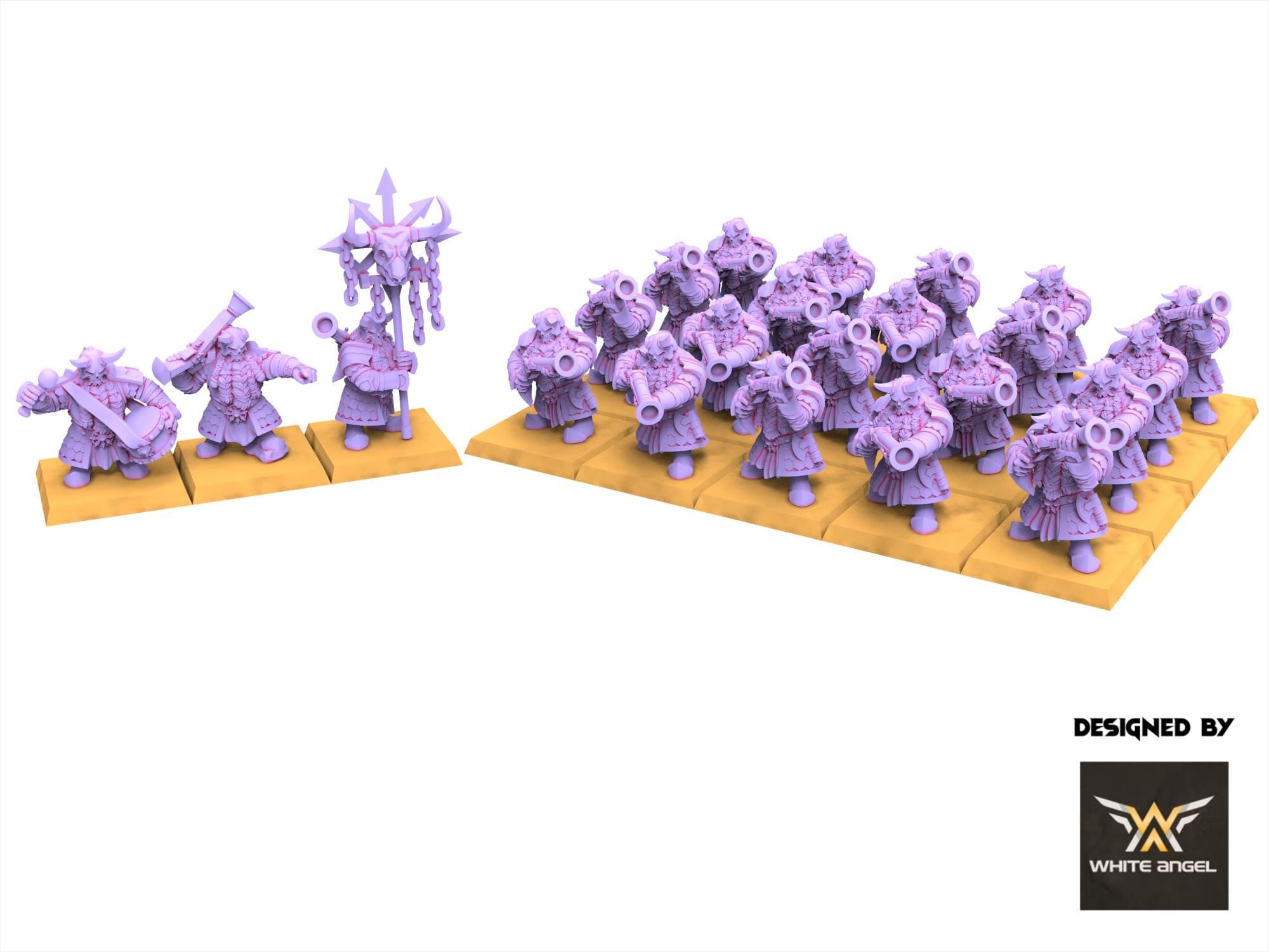 Infernal Dwarves - Infernal gun - usable for Oldhammer, Fantasy battles, 9th age