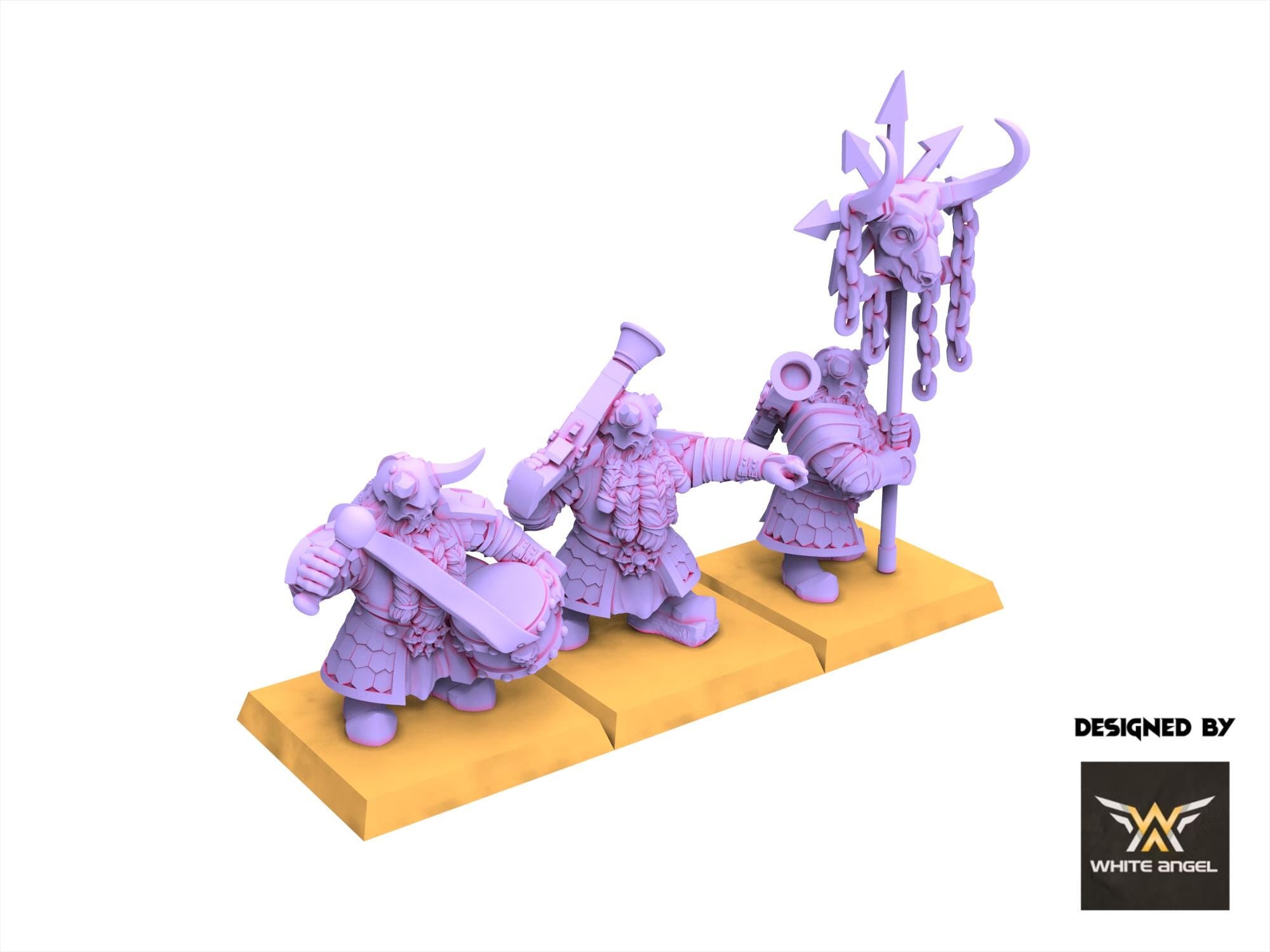 Infernal Dwarves - Infernal gun - usable for Oldhammer, Fantasy battles, 9th age