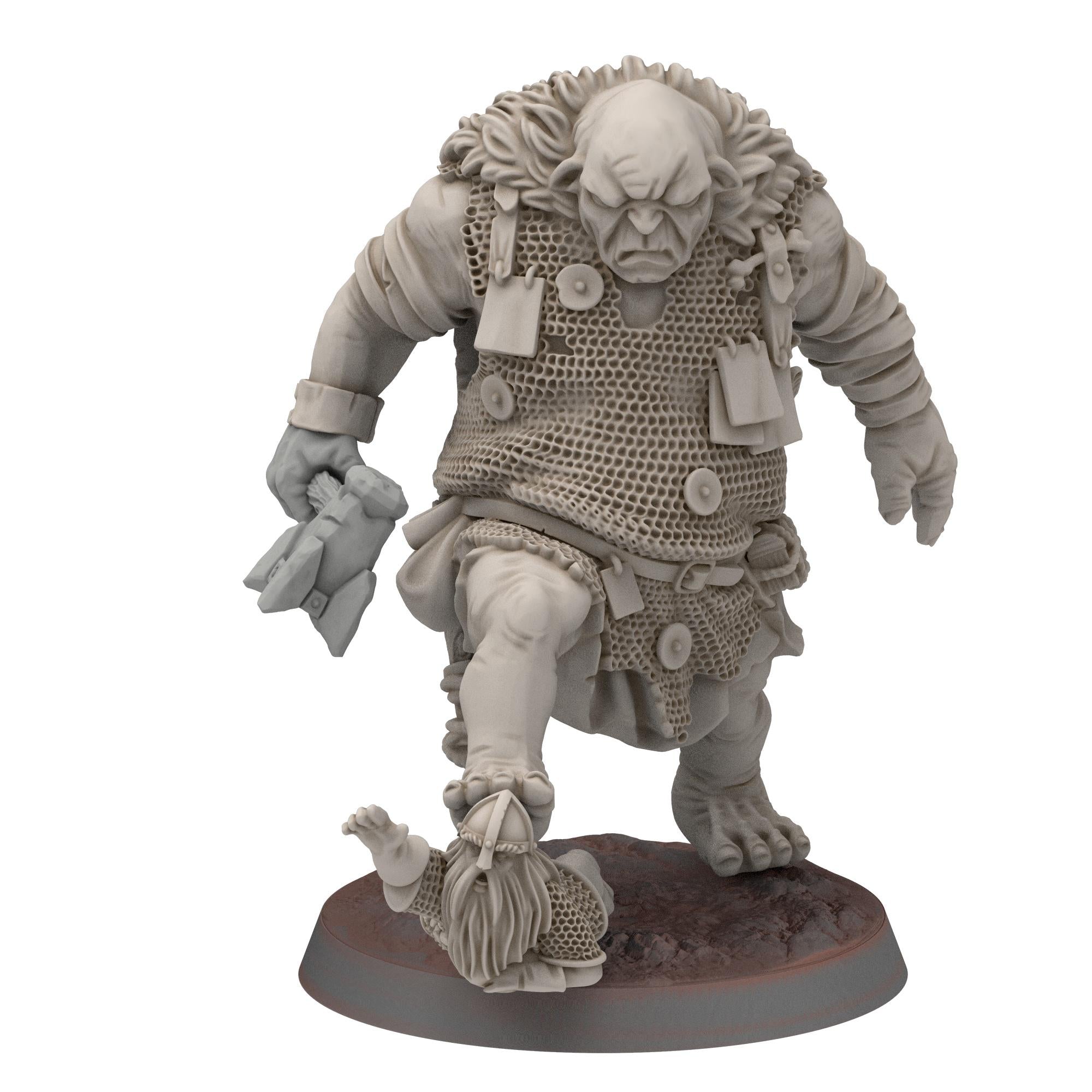 Goblin cave - Armoured Trolls - Darkholm - Medbury miniatures