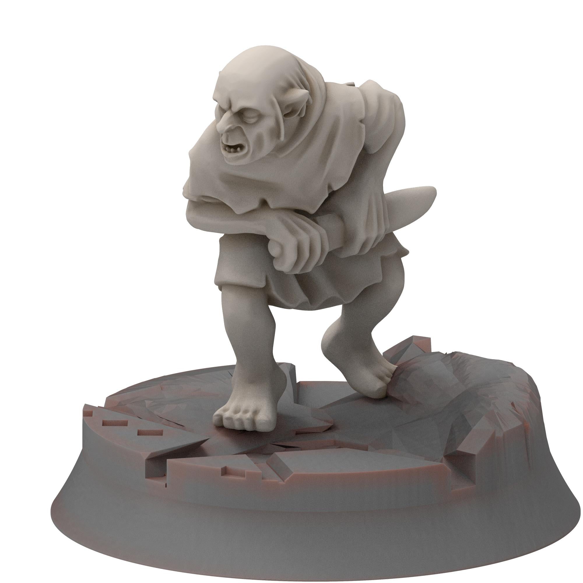 Goblin cave - Goblins with hand weapons - Darkholm - Medbury miniatures