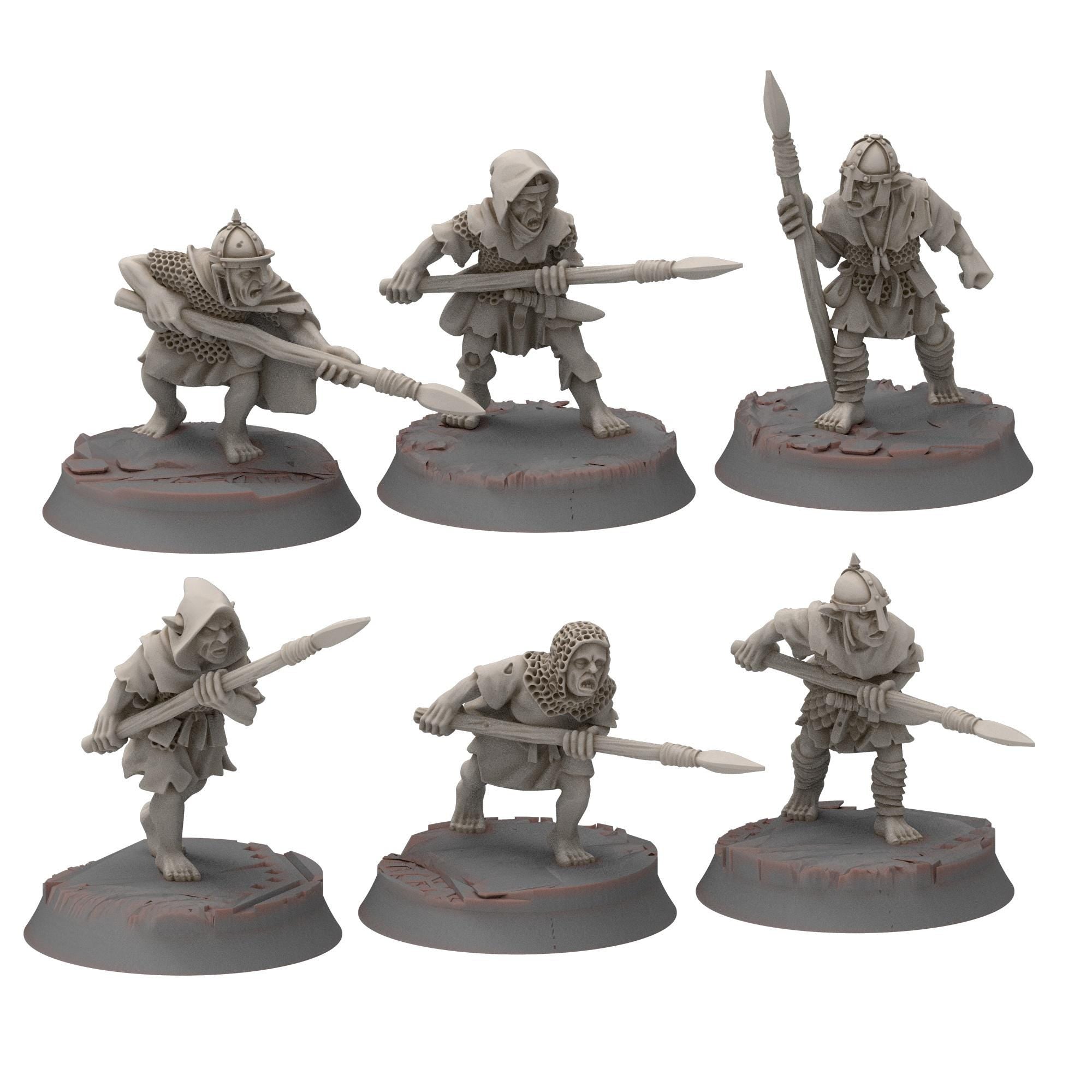 Goblin cave - Goblin Bundle x37 miniatures - Darkholm - Medbury miniatures