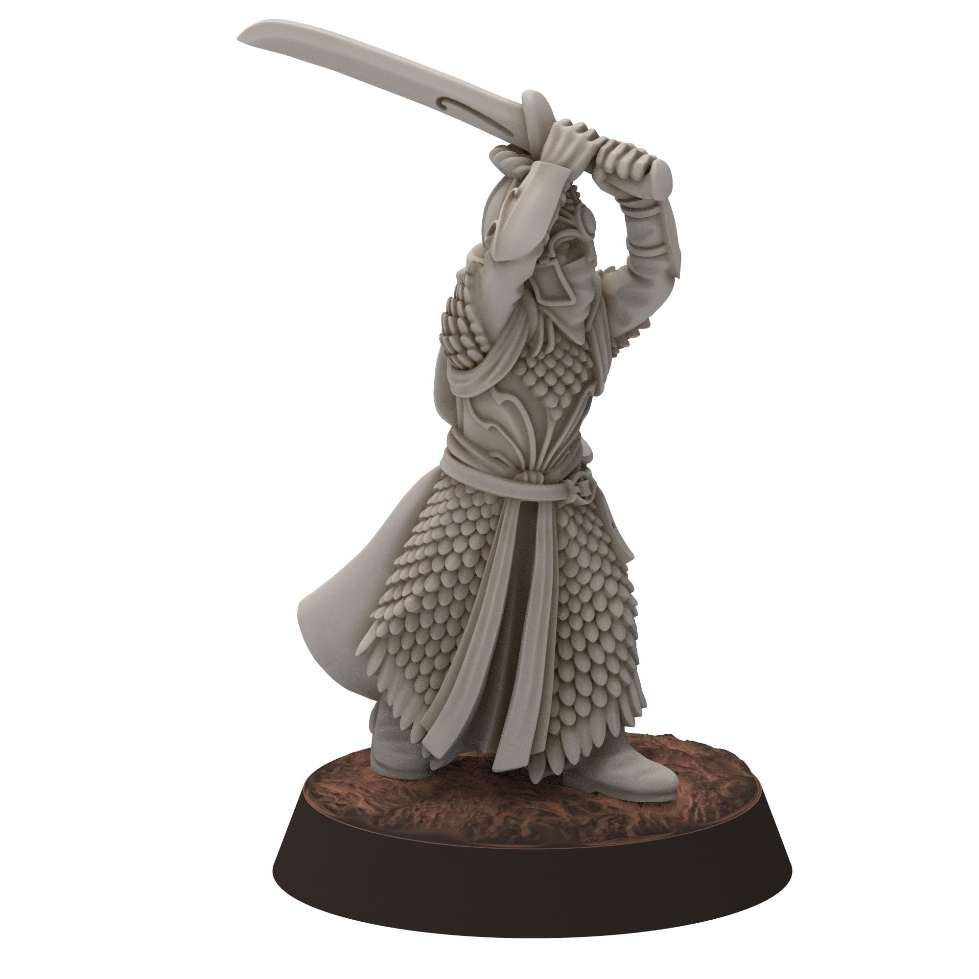 Darkwood - Gwyrdgalas Elven Swordsmen - Sylvara - Thornwild - Medbury miniatures