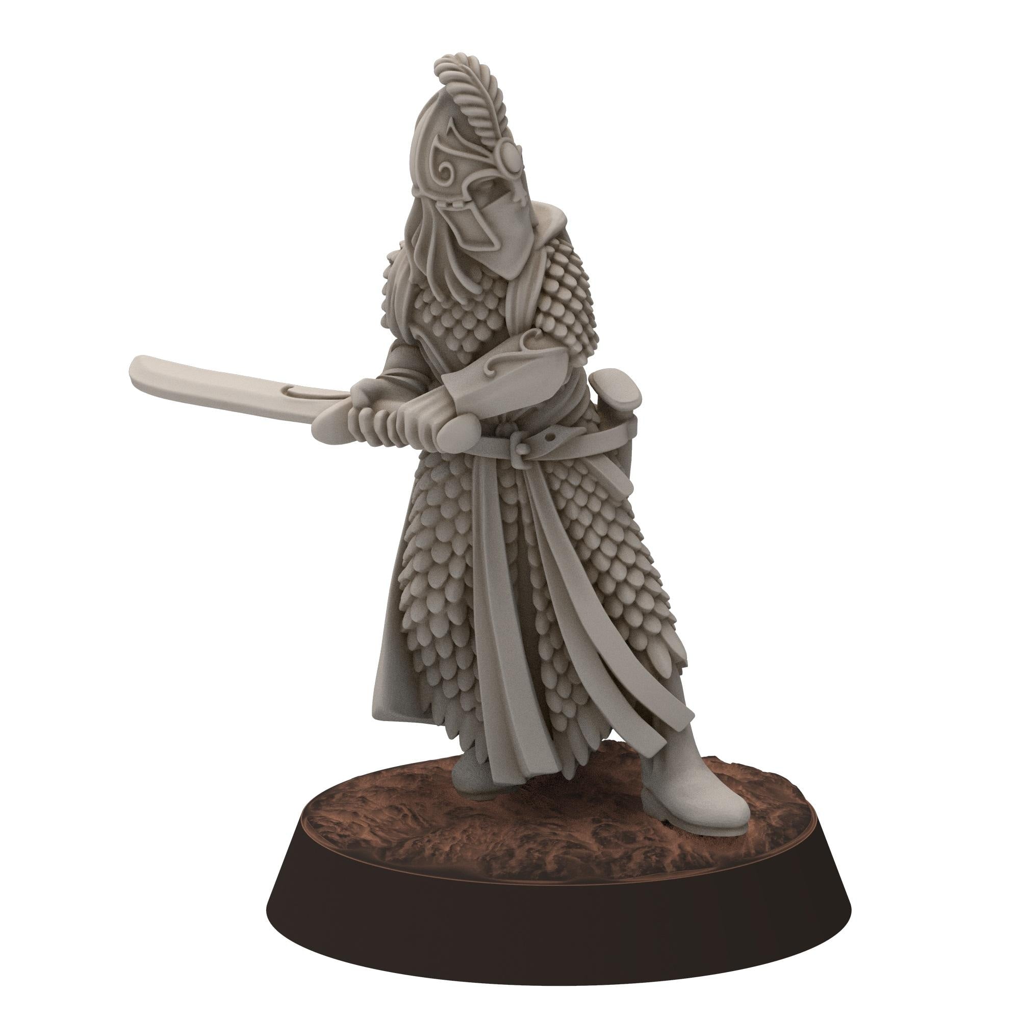 Darkwood - Gwyrdgalas Elven Swordsmen - Sylvara - Thornwild - Medbury miniatures
