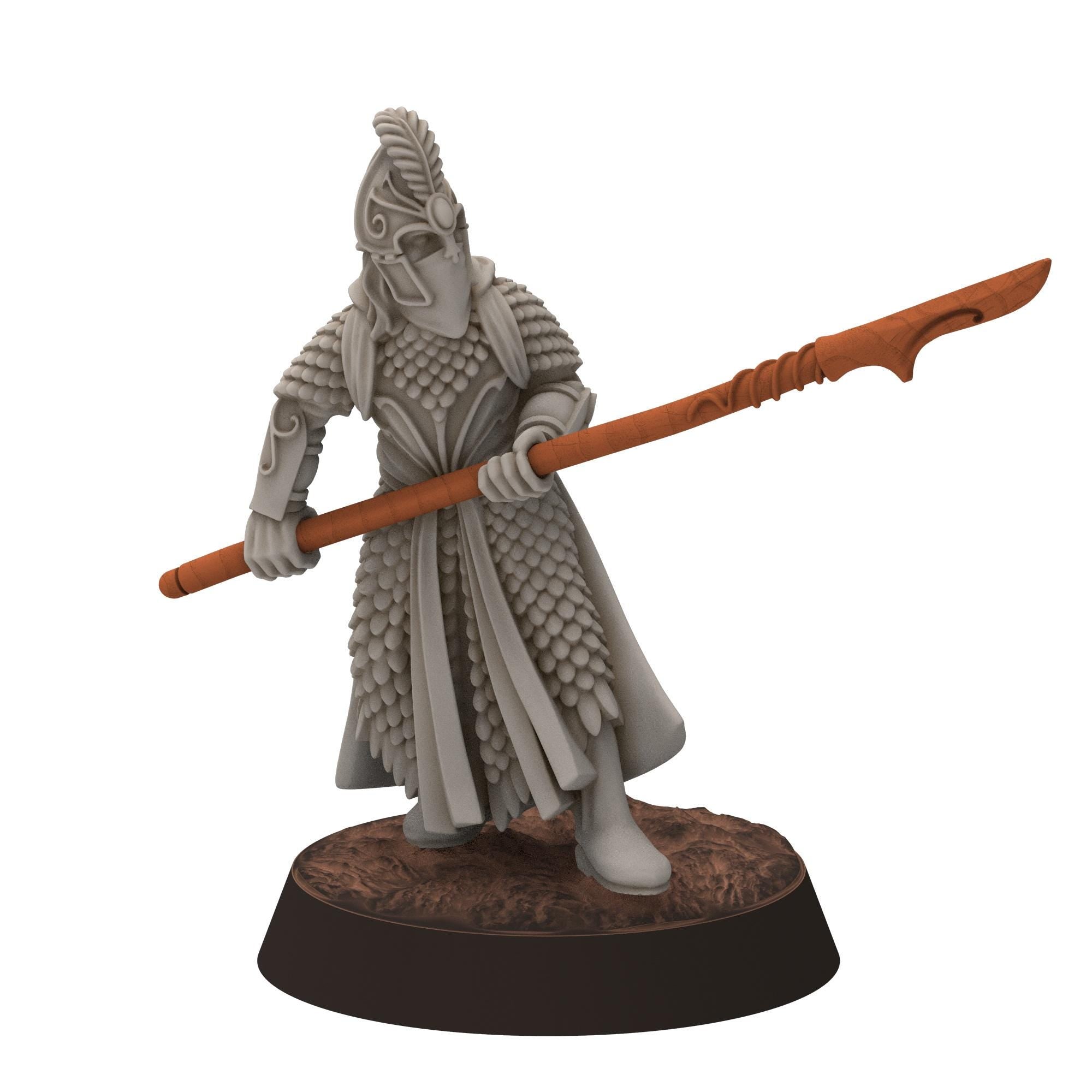 Darkwood - Gwyrdgalas Elven Spearmen - Sylvara - Thornwild - Medbury miniatures
