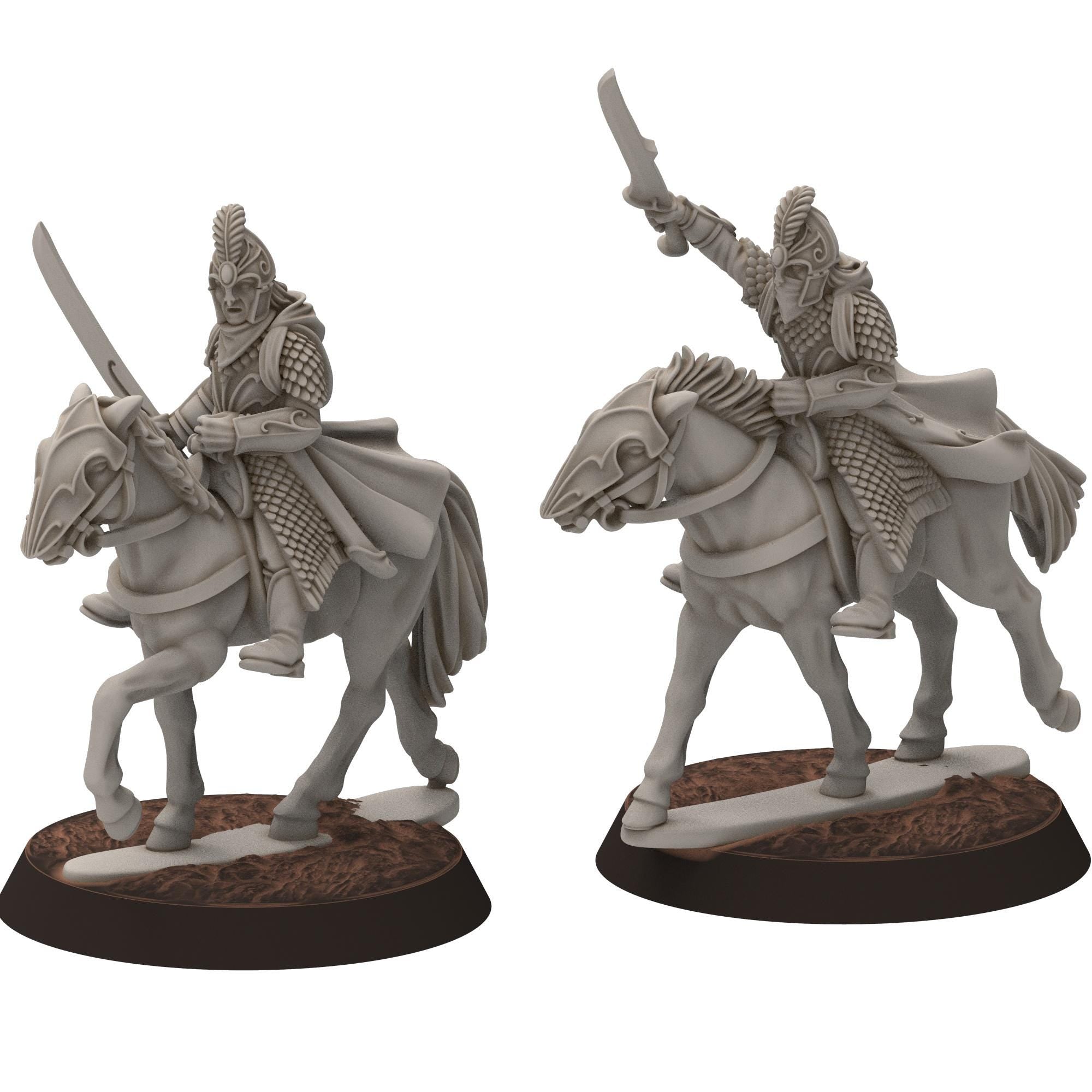 Darkwood - Gwyrdgalas Elven Riders - Sylvara - Thornwild - Medbury miniatures