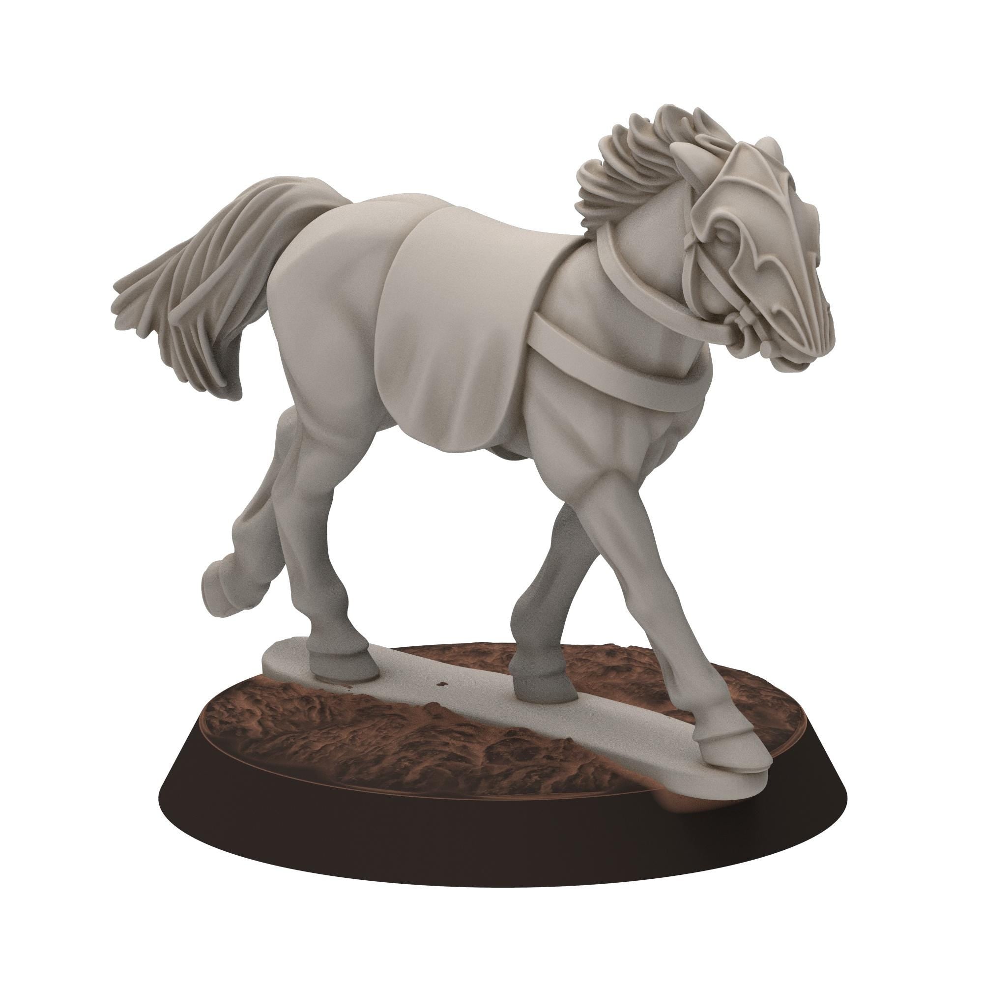 Darkwood - Elven Horses, 28mm scale - Sylvara - Thornwild - Medbury miniatures