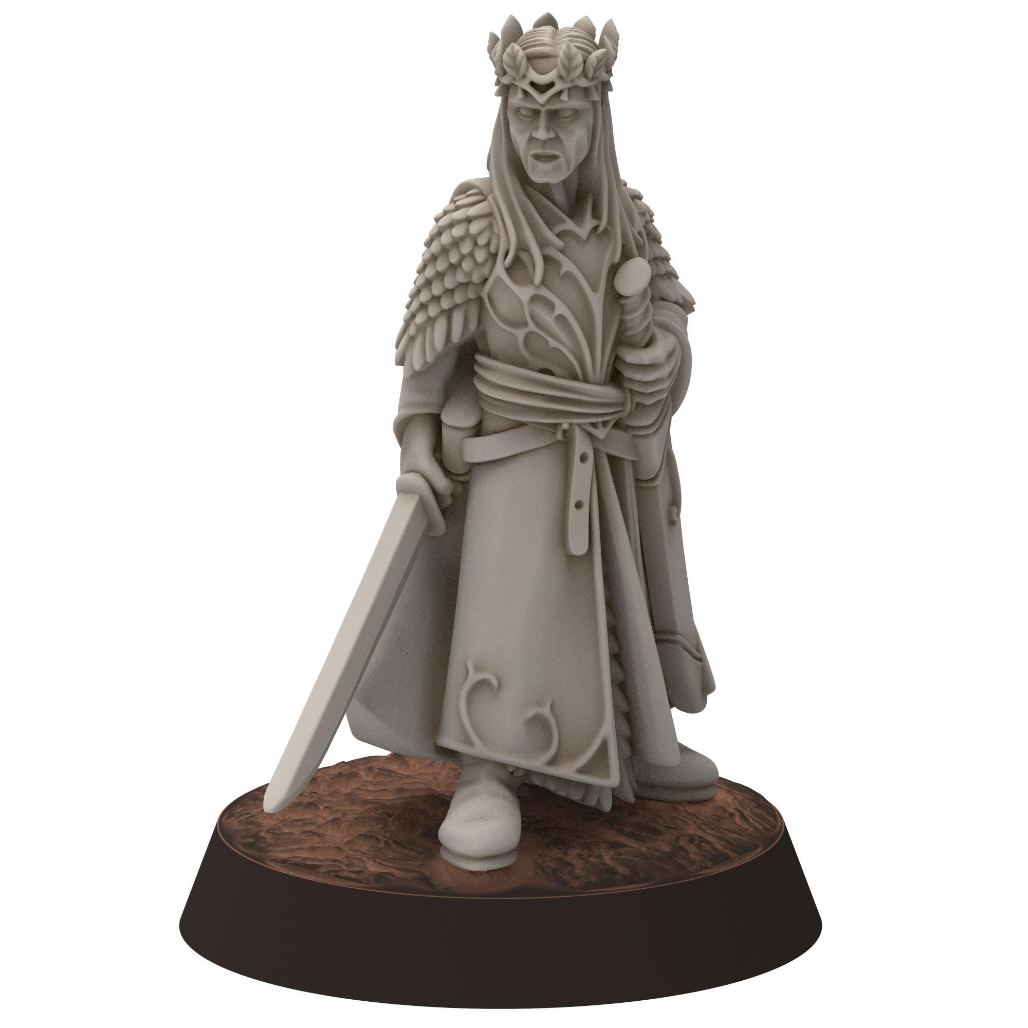 Darkwood - Gwyrdgalas Elven King - Sylvara - Thornwild - Medbury miniatures