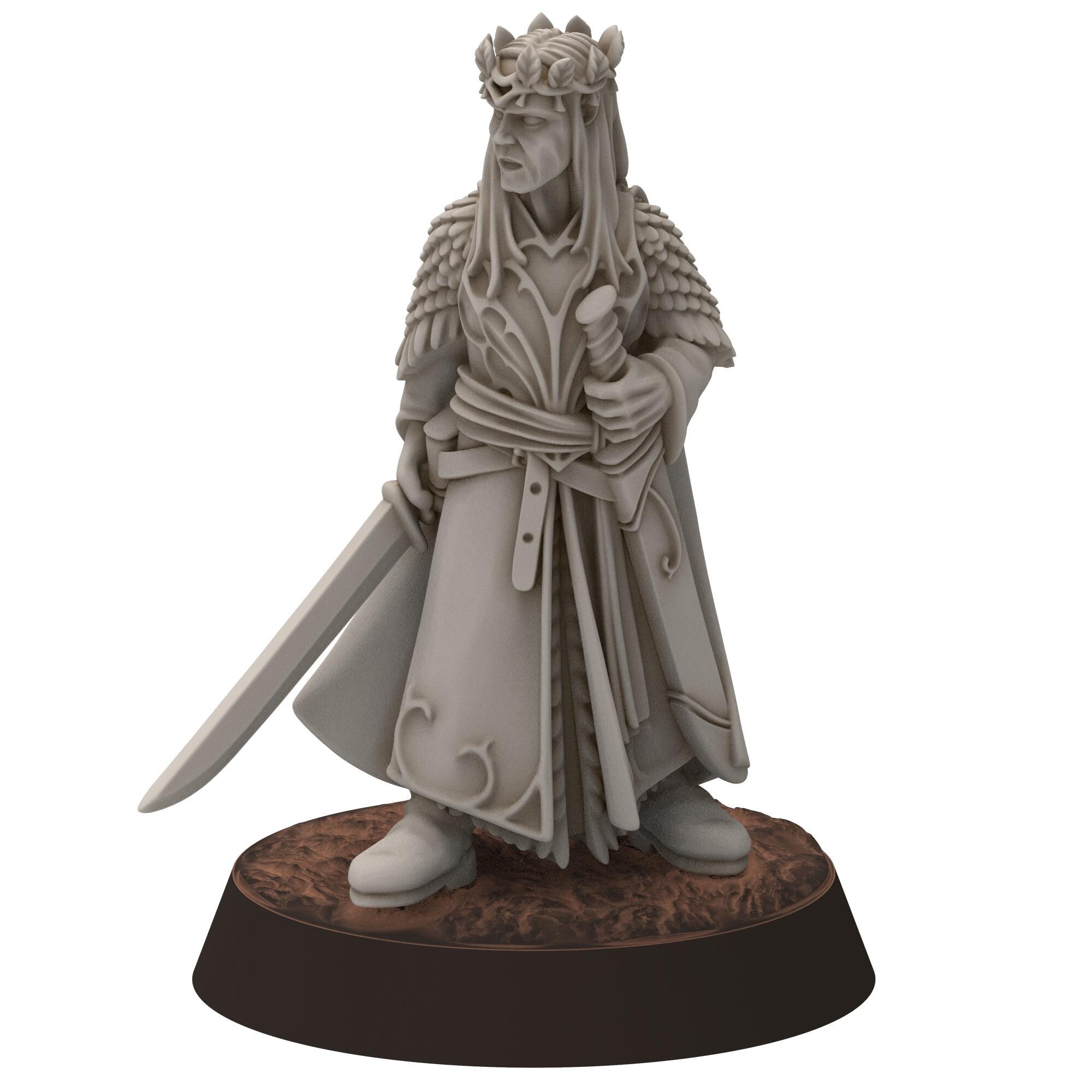 Darkwood - Gwyrdgalas Elven King - Sylvara - Thornwild - Medbury miniatures