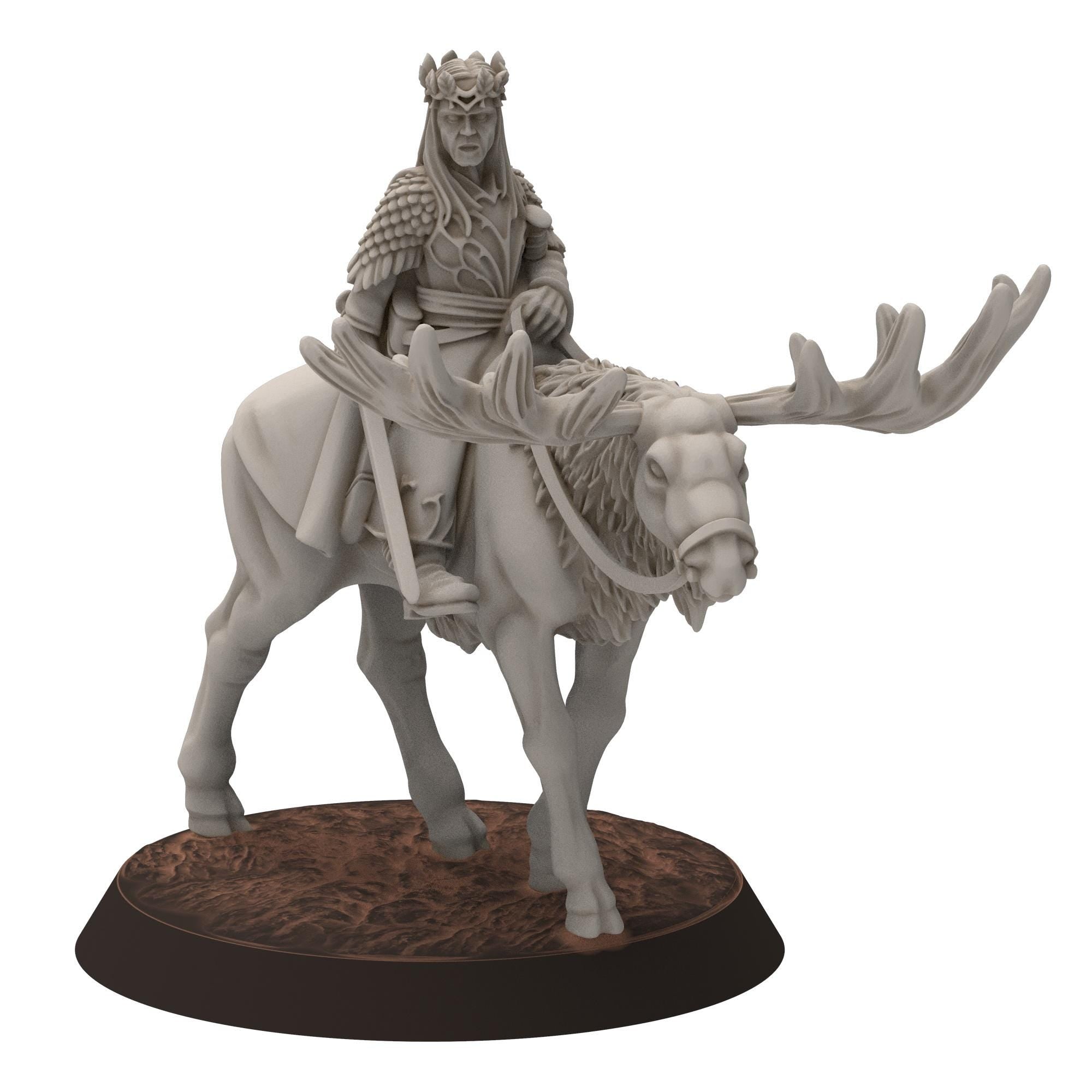 Darkwood - Gwyrdgalas Elven King - Sylvara - Thornwild - Medbury miniatures